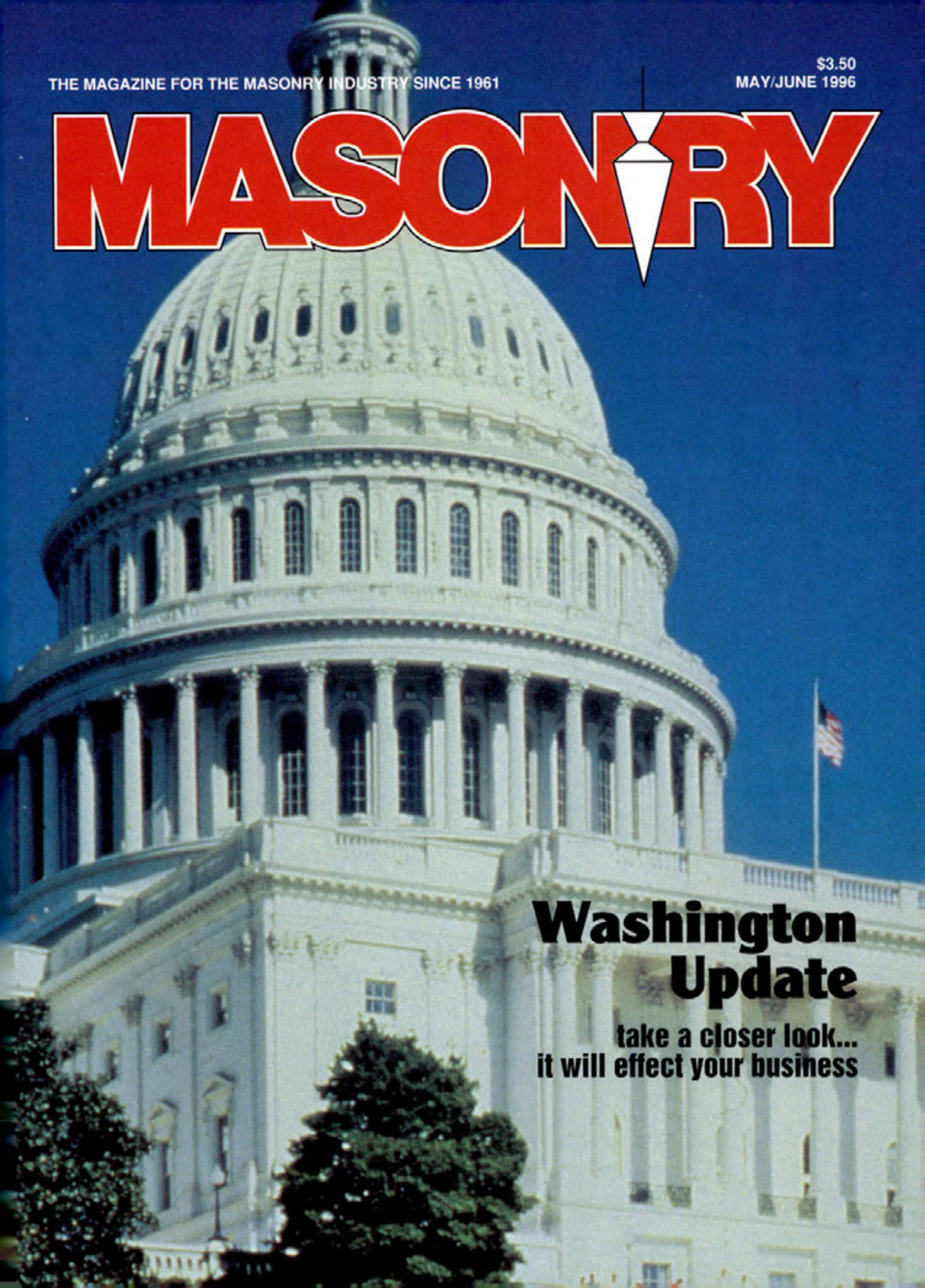 Masonry Magazine June 1996 Page. 1