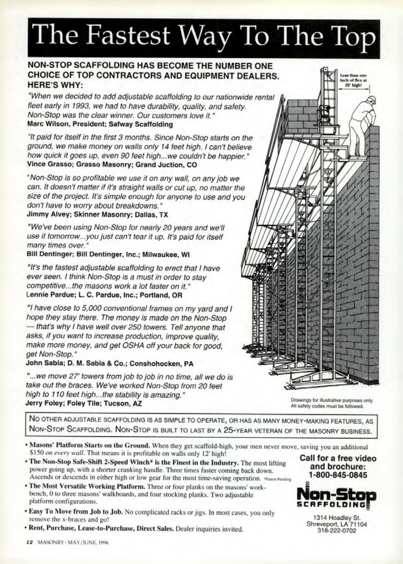 Masonry Magazine June 1996 Page. 12