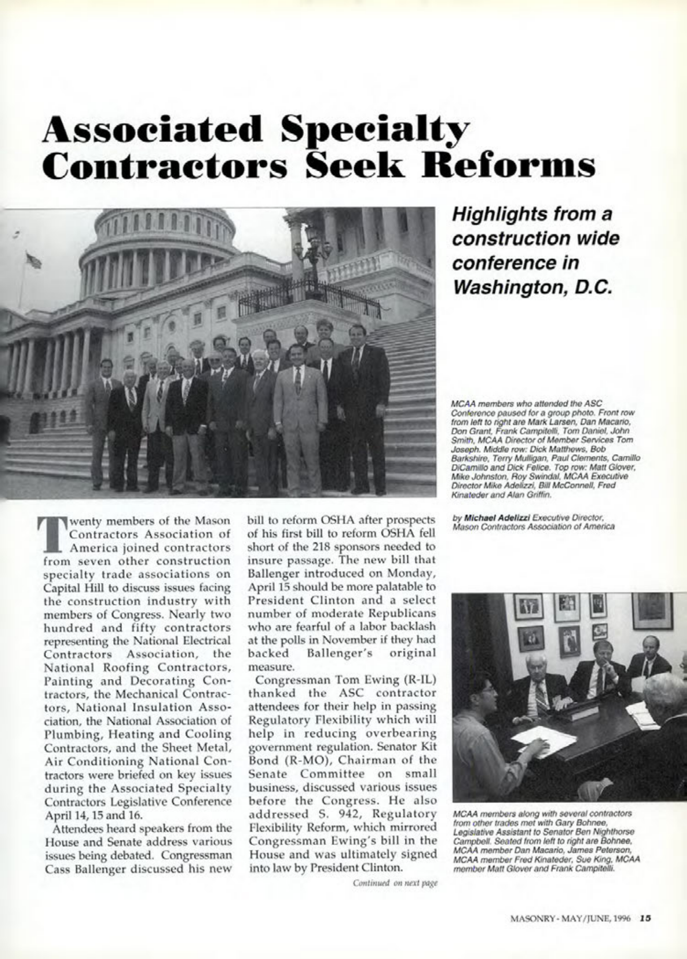 Masonry Magazine June 1996 Page. 15