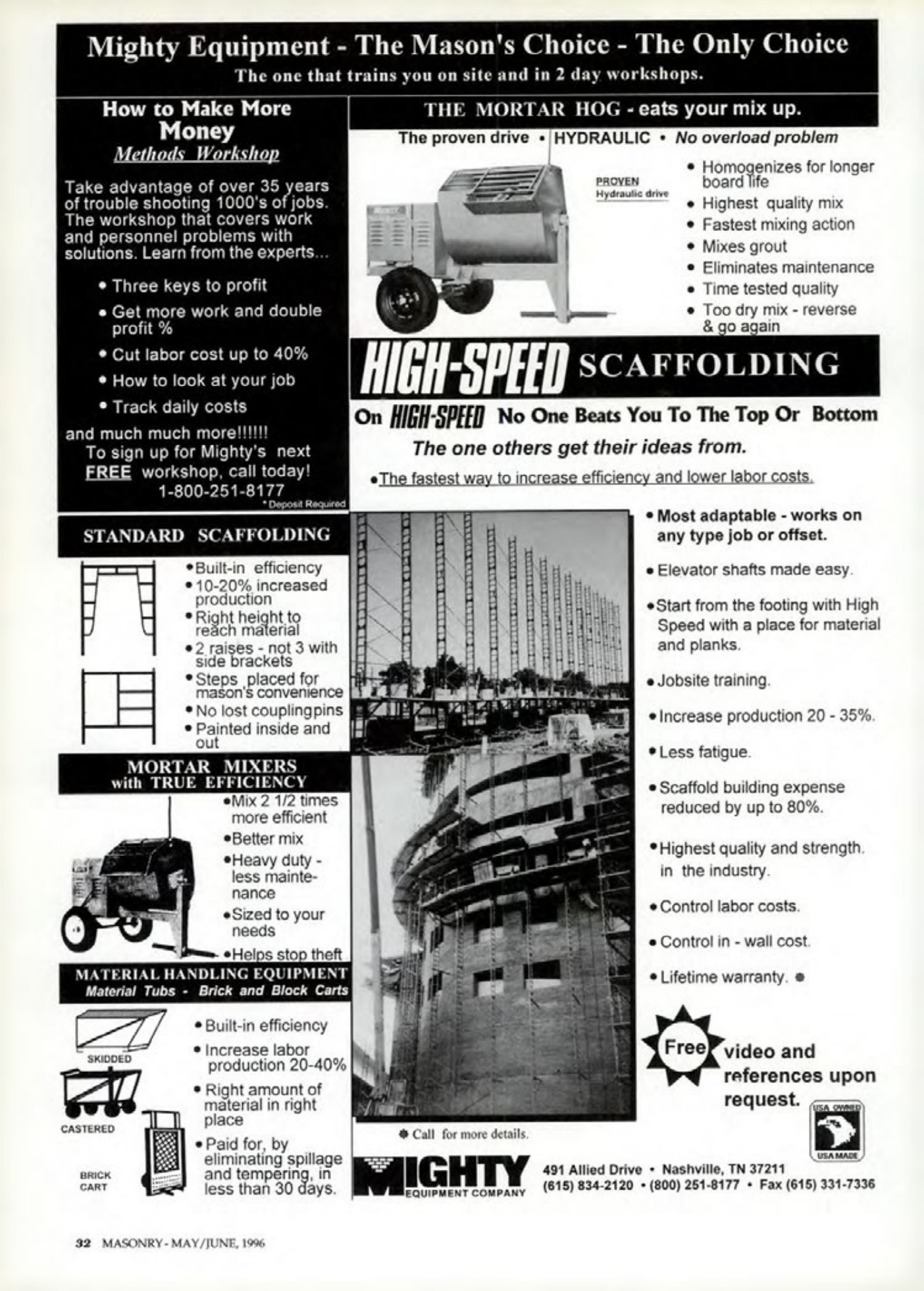 Masonry Magazine June 1996 Page. 32
