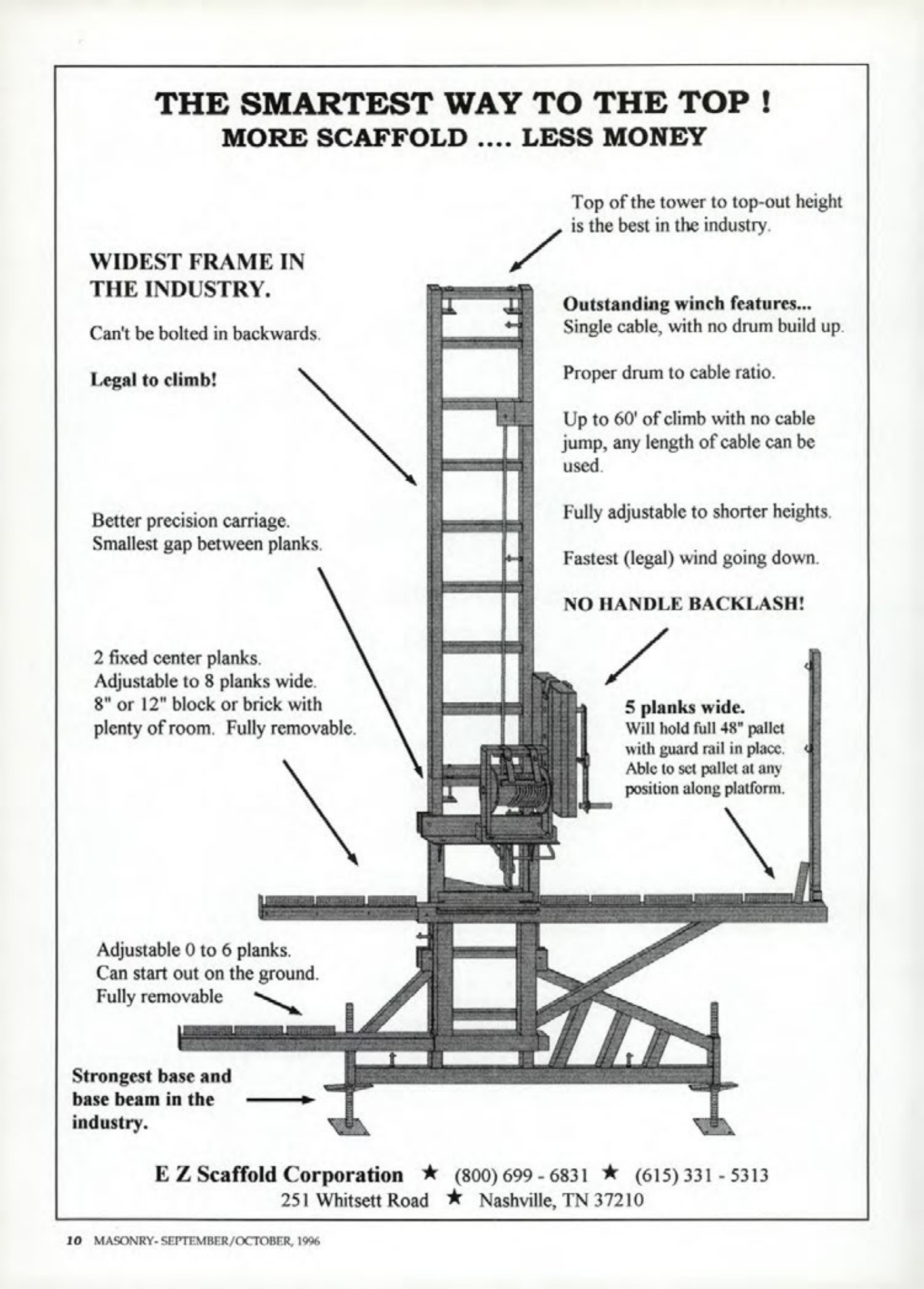 Masonry Magazine October 1996 Page. 10