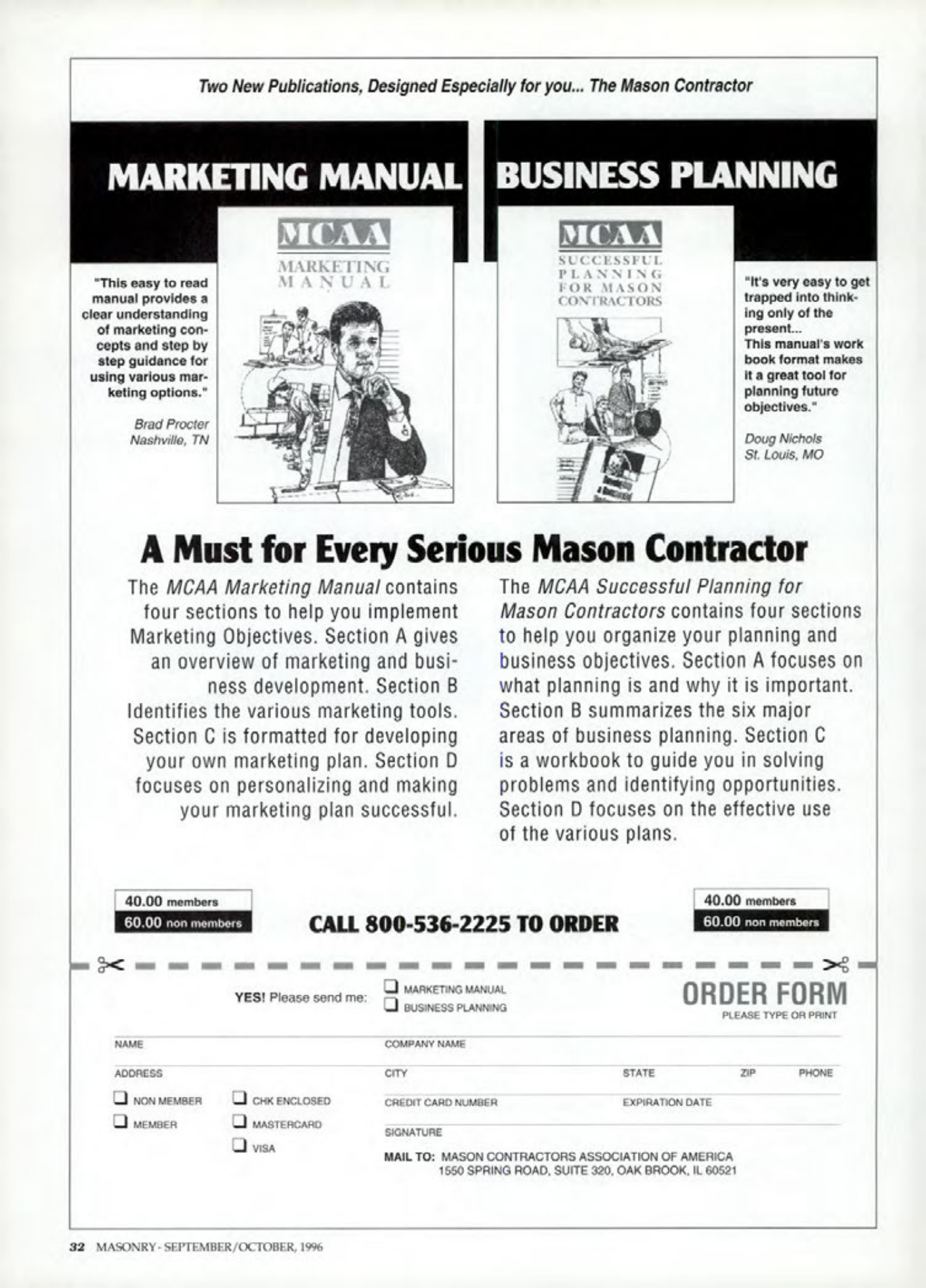 Masonry Magazine October 1996 Page. 32