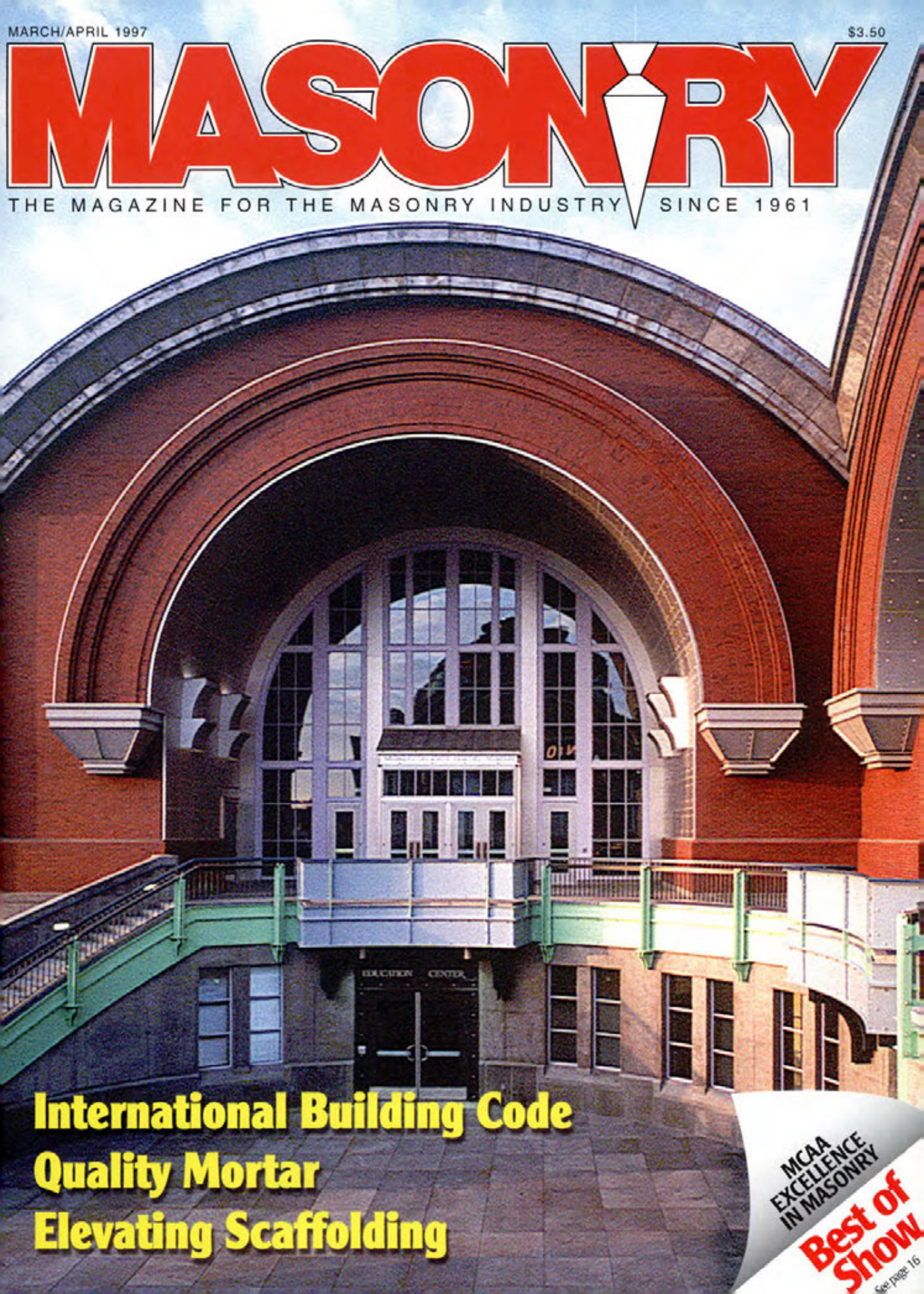 Masonry Magazine April 1997 Page. 1