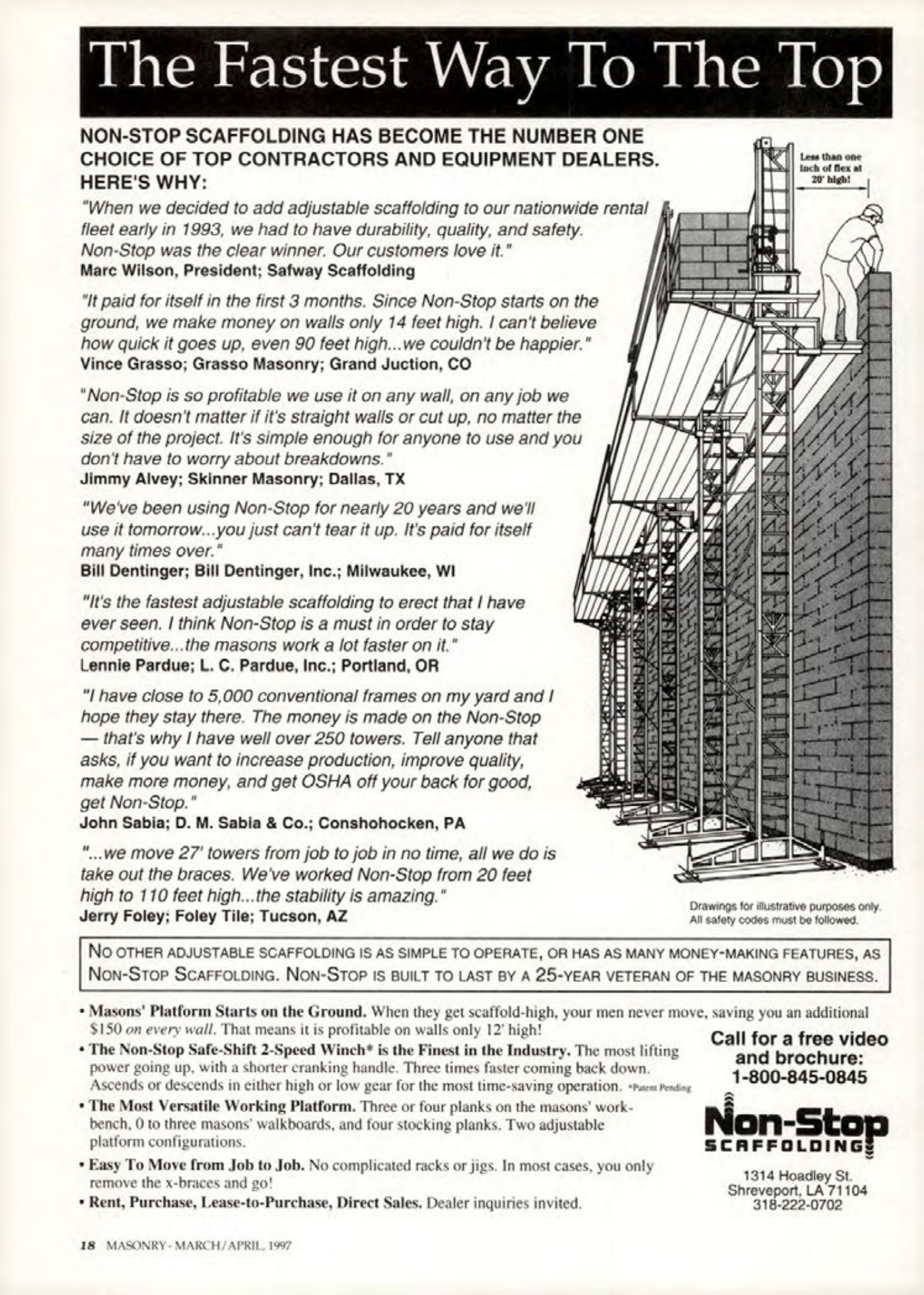 Masonry Magazine April 1997 Page. 18