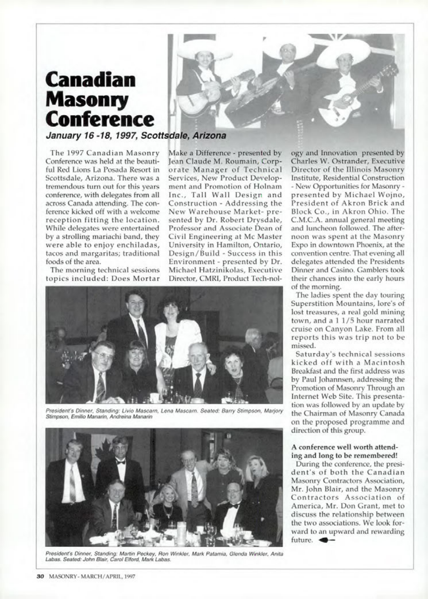 Masonry Magazine April 1997 Page. 30