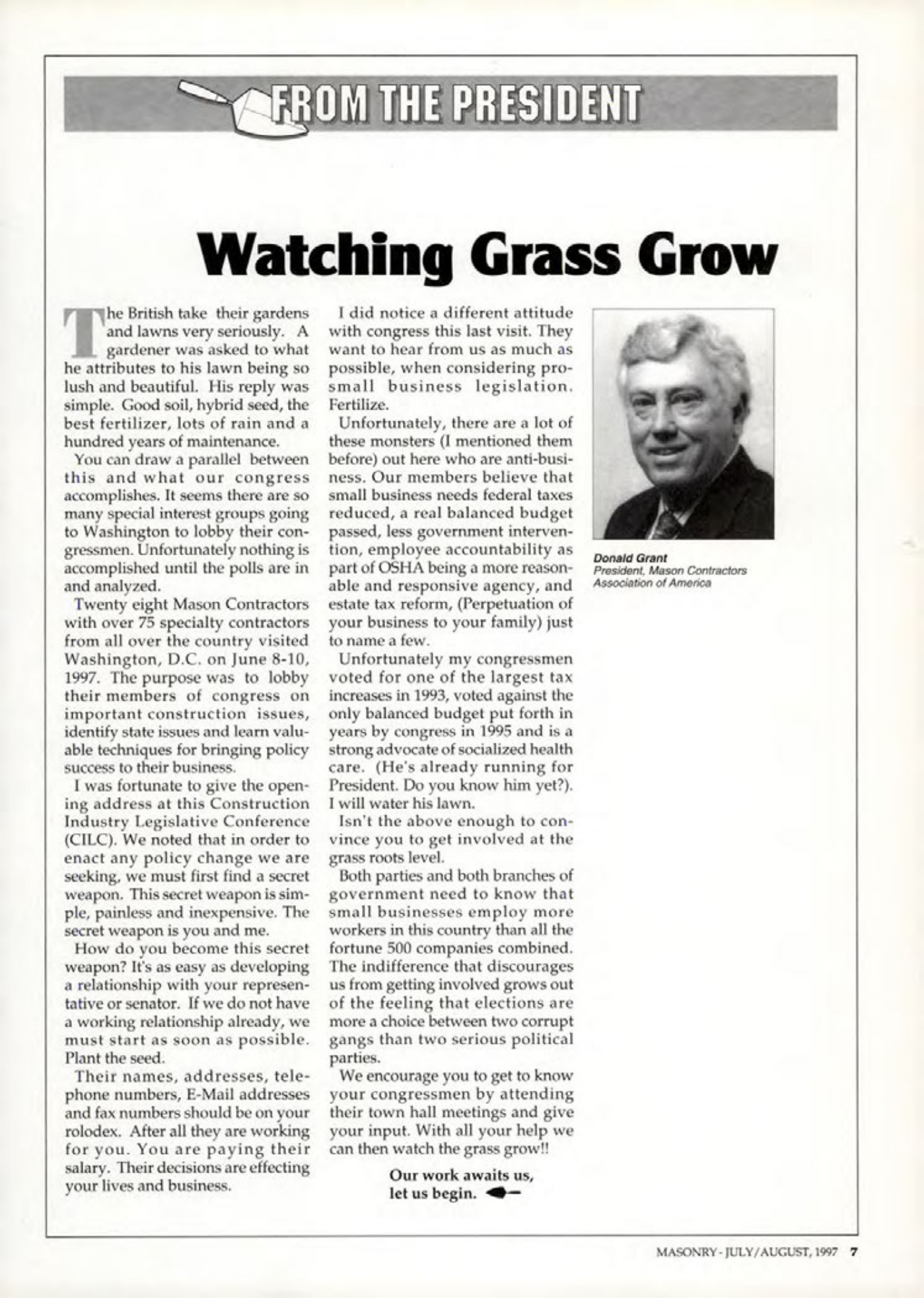 Masonry Magazine August 1997 Page. 7