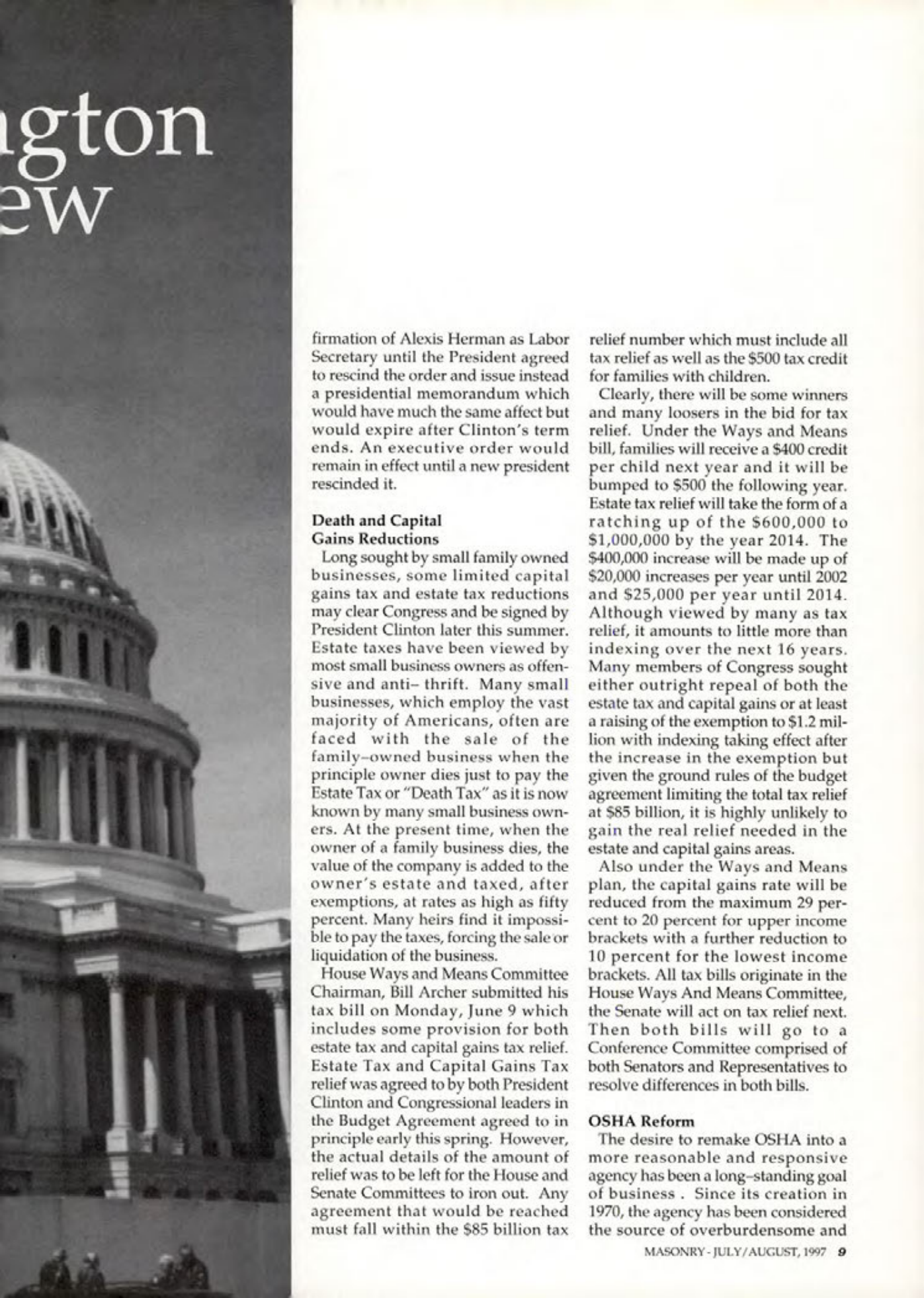 Masonry Magazine August 1997 Page. 9