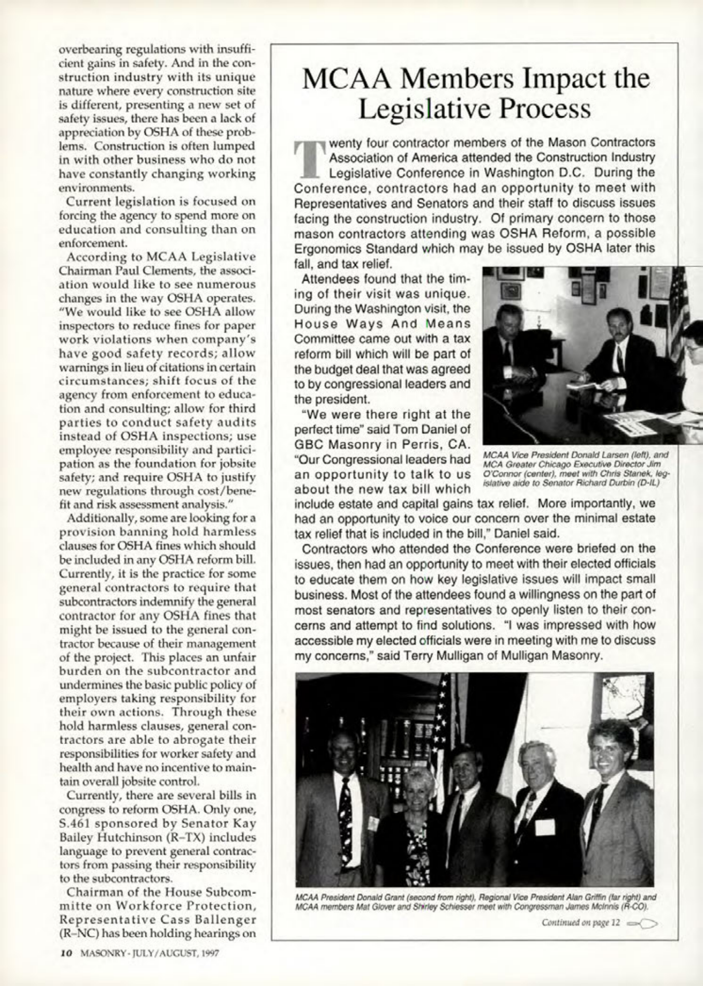 Masonry Magazine August 1997 Page. 10