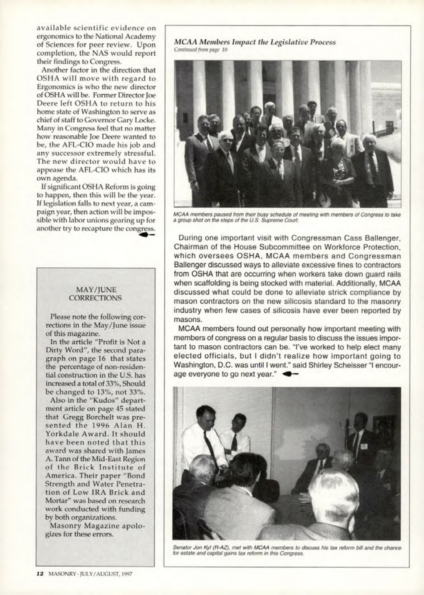 Masonry Magazine August 1997 Page. 12