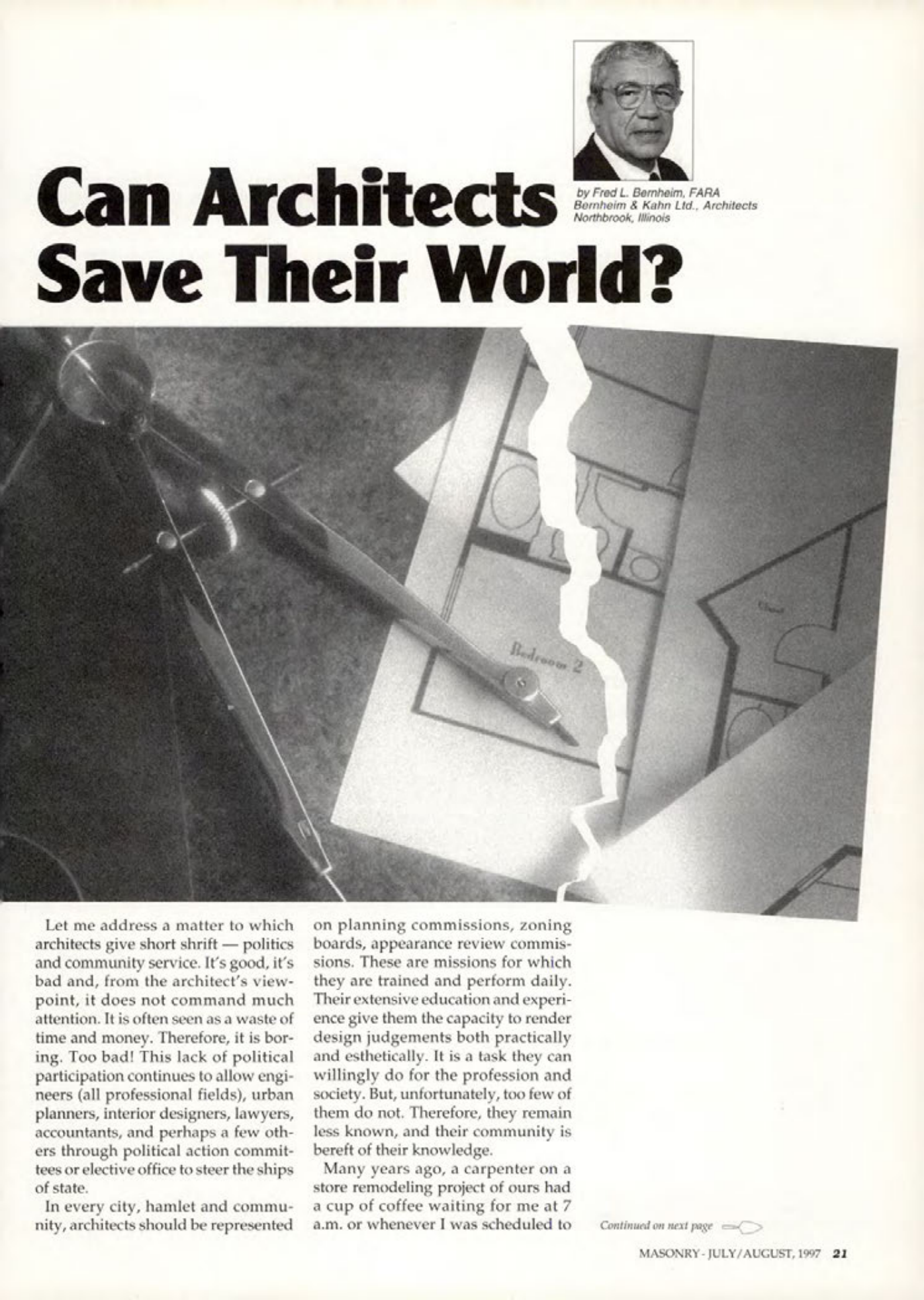 Masonry Magazine August 1997 Page. 21