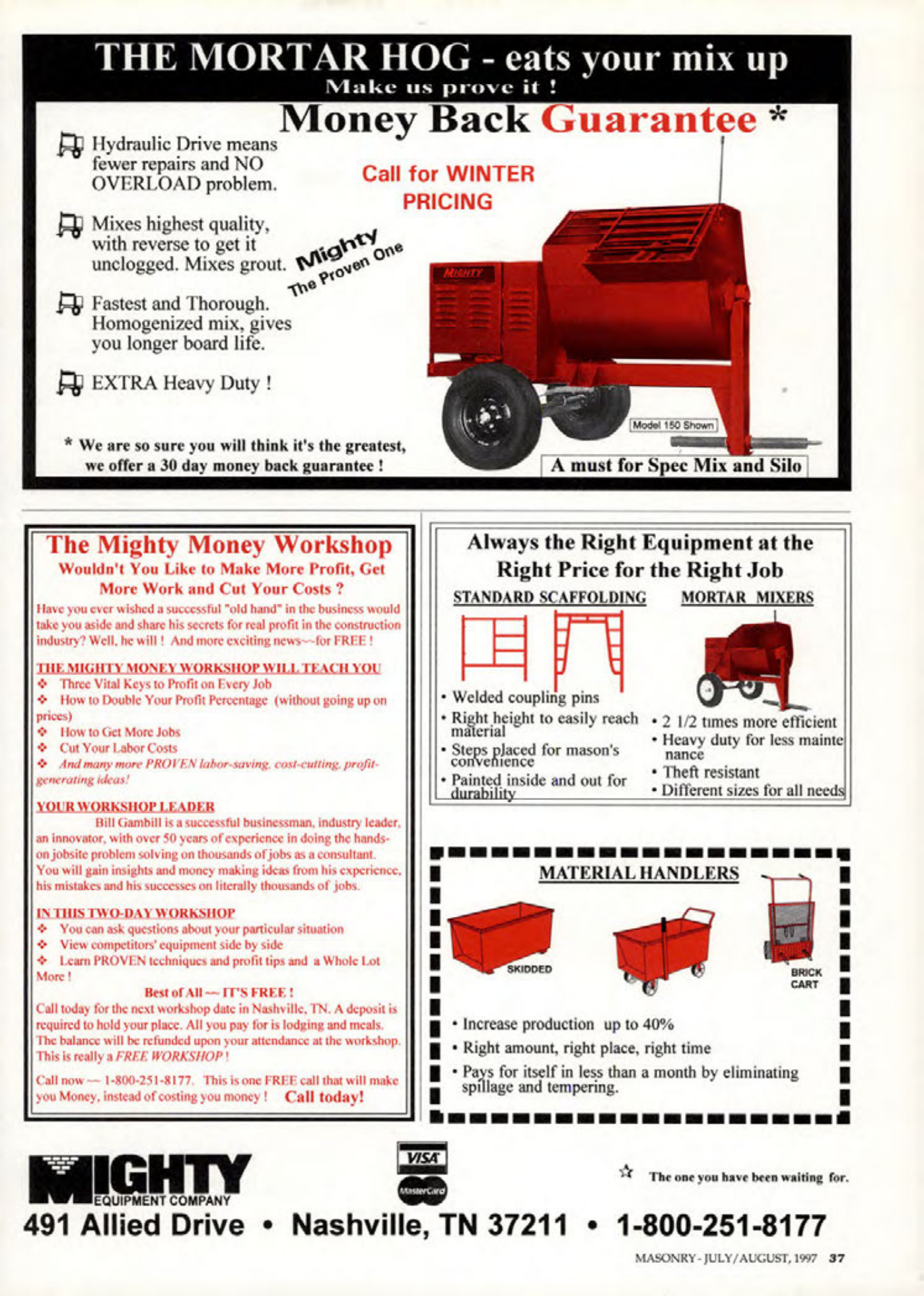 Masonry Magazine August 1997 Page. 37