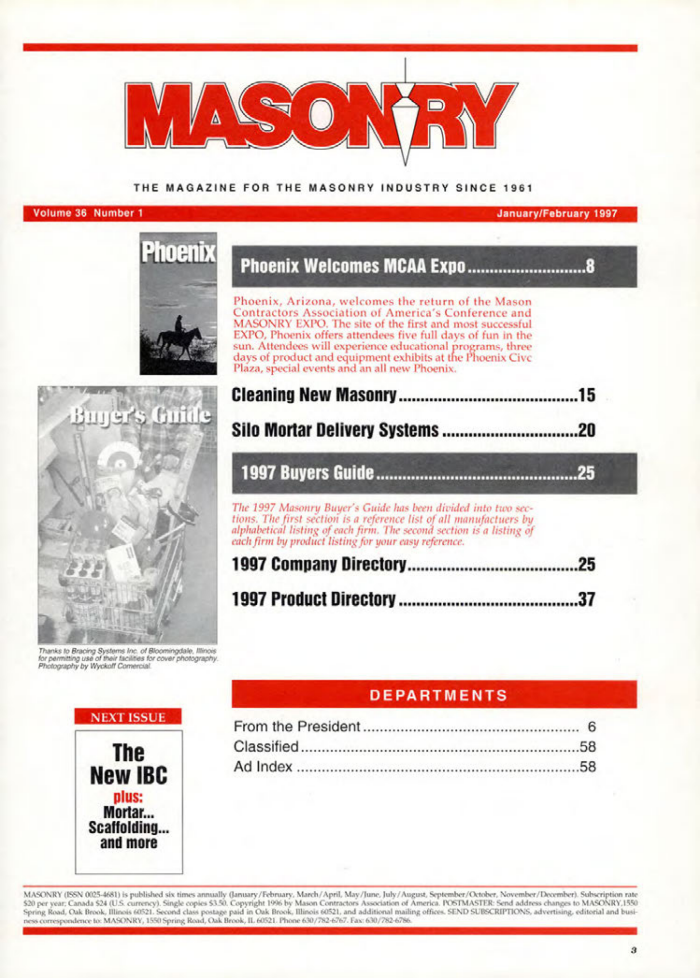 Masonry Magazine February 1997 Page. 3