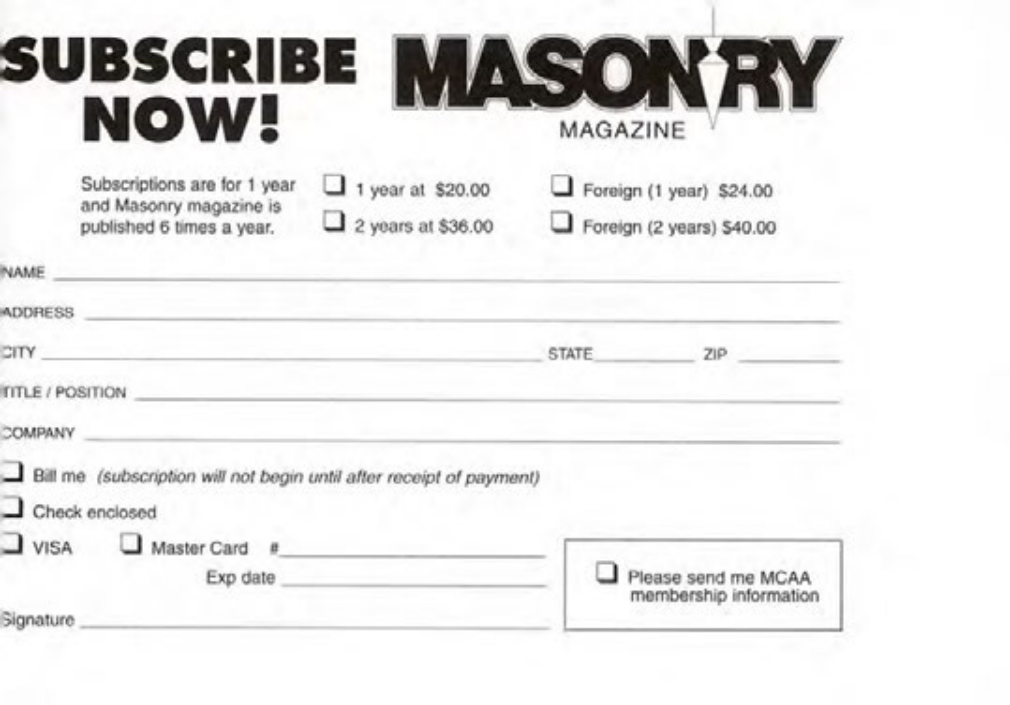 Masonry Magazine February 1997 Page. 11