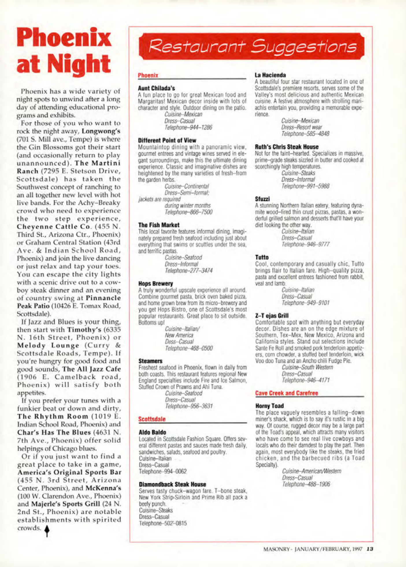 Masonry Magazine February 1997 Page. 15