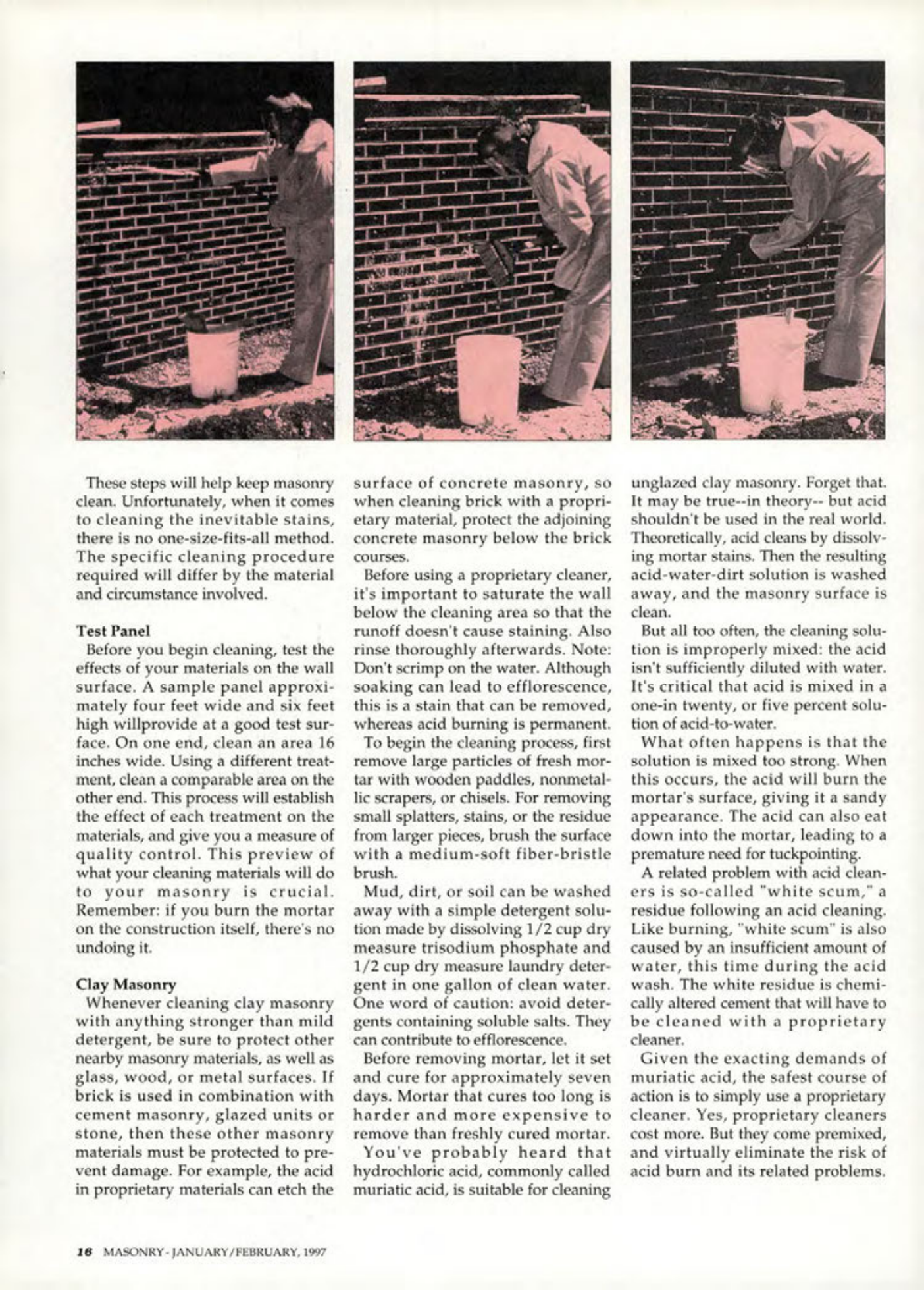 Masonry Magazine February 1997 Page. 18
