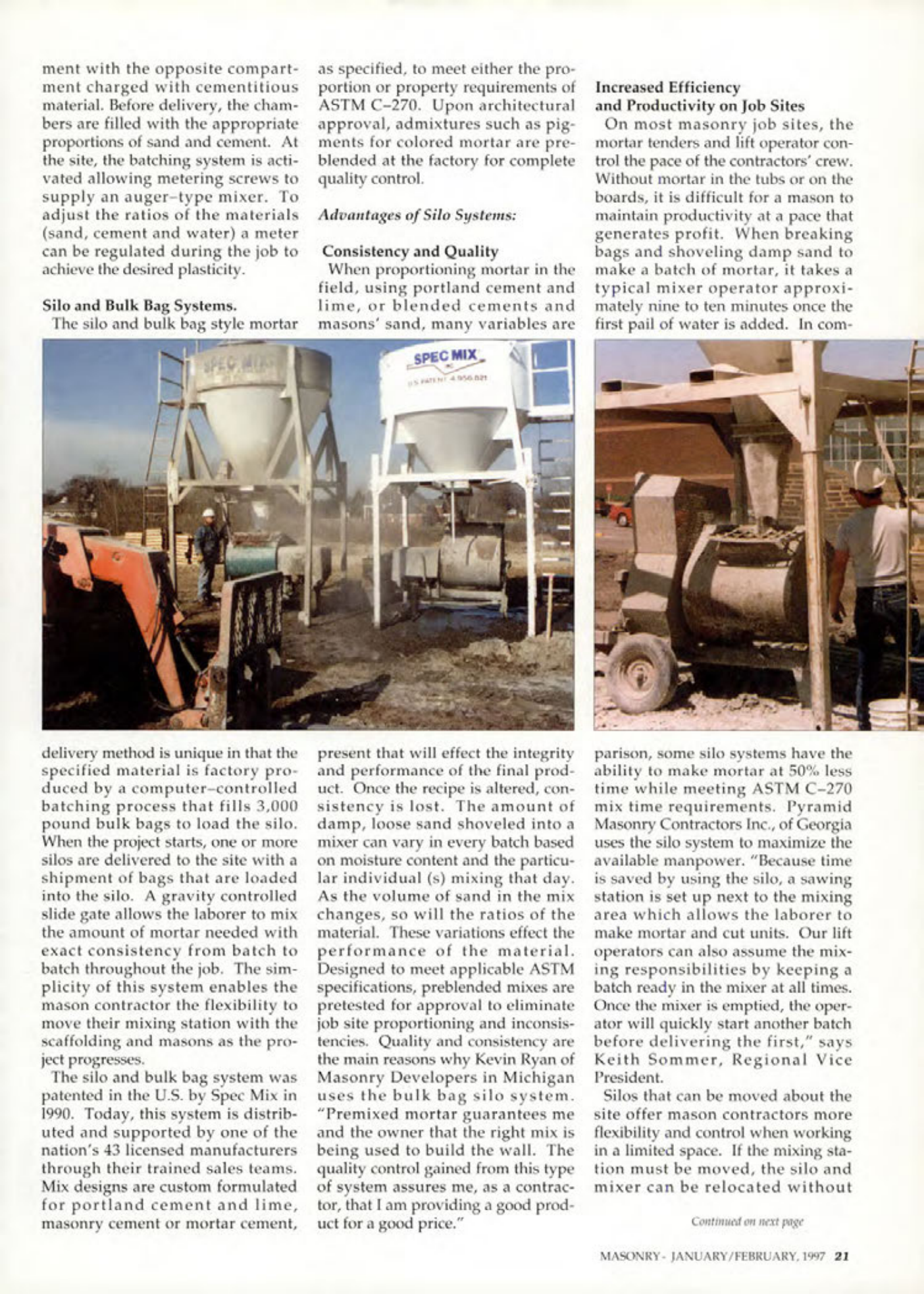 Masonry Magazine February 1997 Page. 23