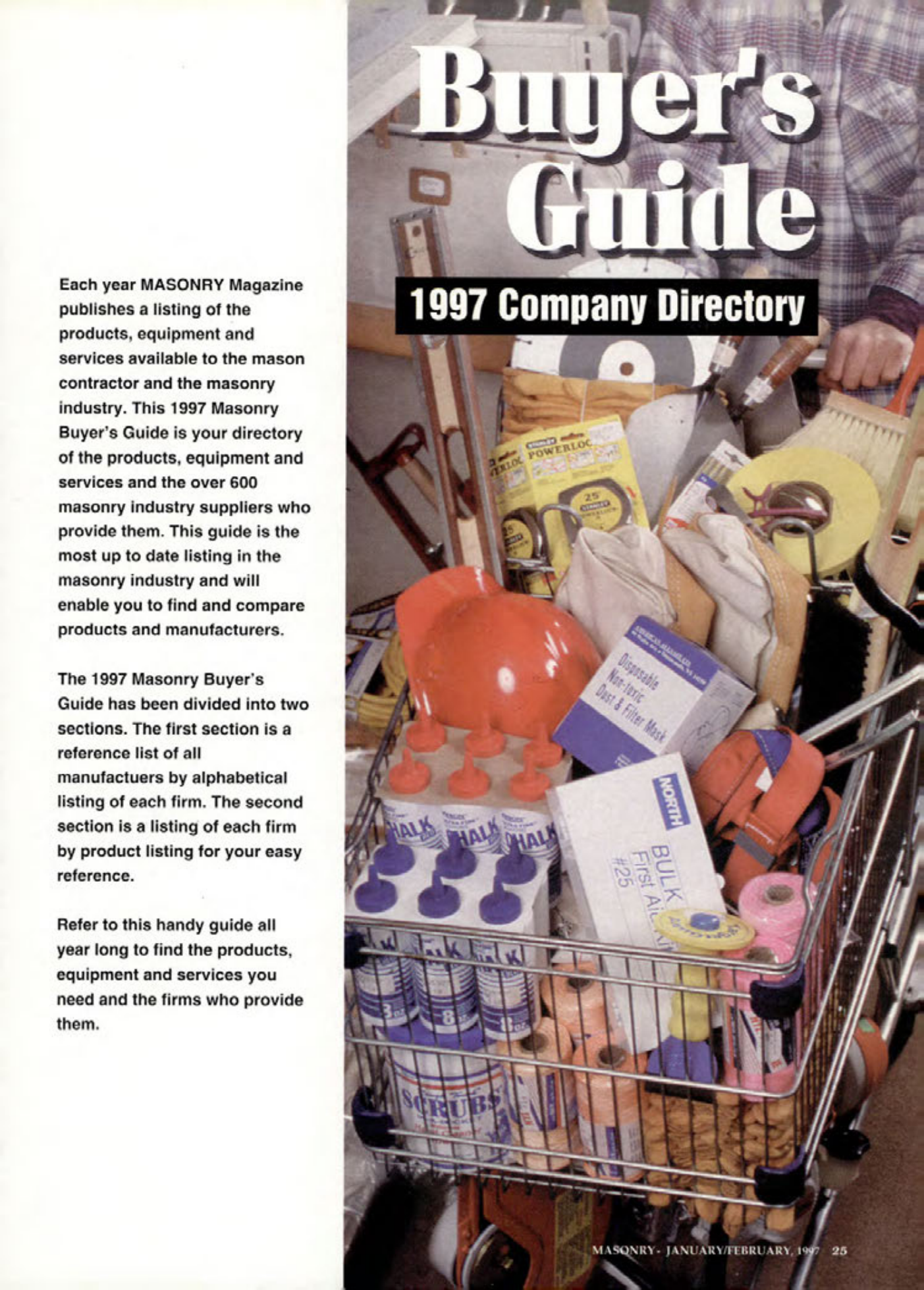 Masonry Magazine February 1997 Page. 27