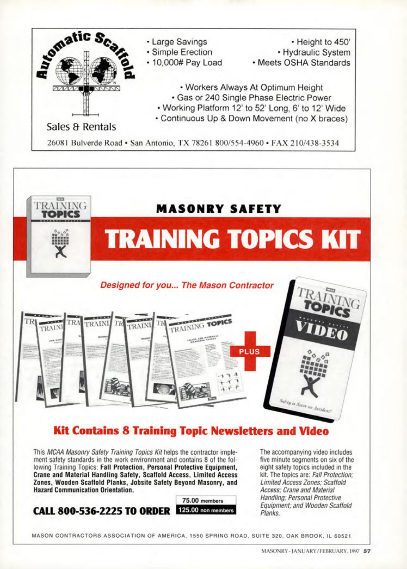 Masonry Magazine February 1997 Page. 59