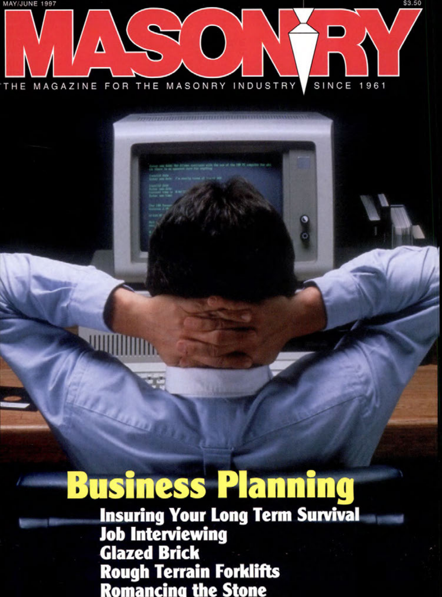 Masonry Magazine June 1997 Page. 1