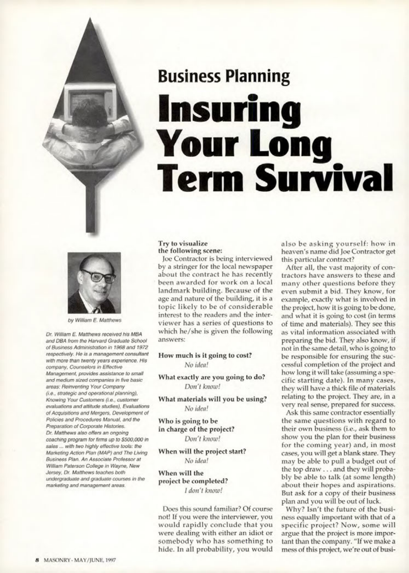 Masonry Magazine June 1997 Page. 8