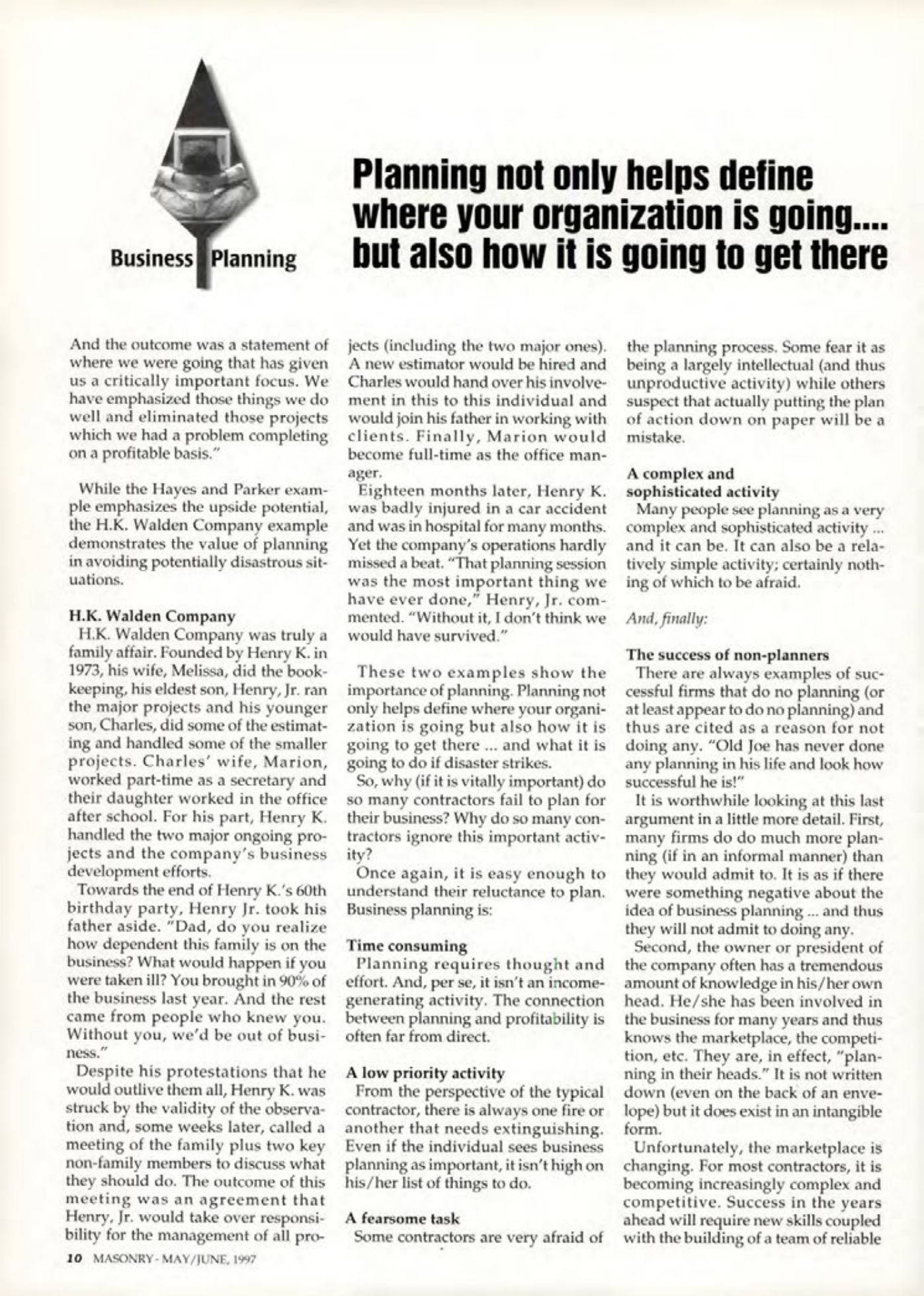 Masonry Magazine June 1997 Page. 10