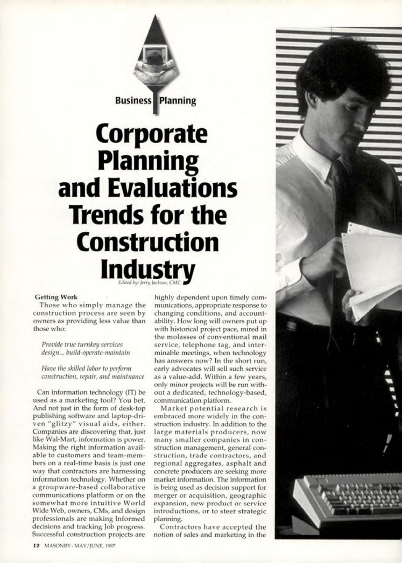 Masonry Magazine June 1997 Page. 12