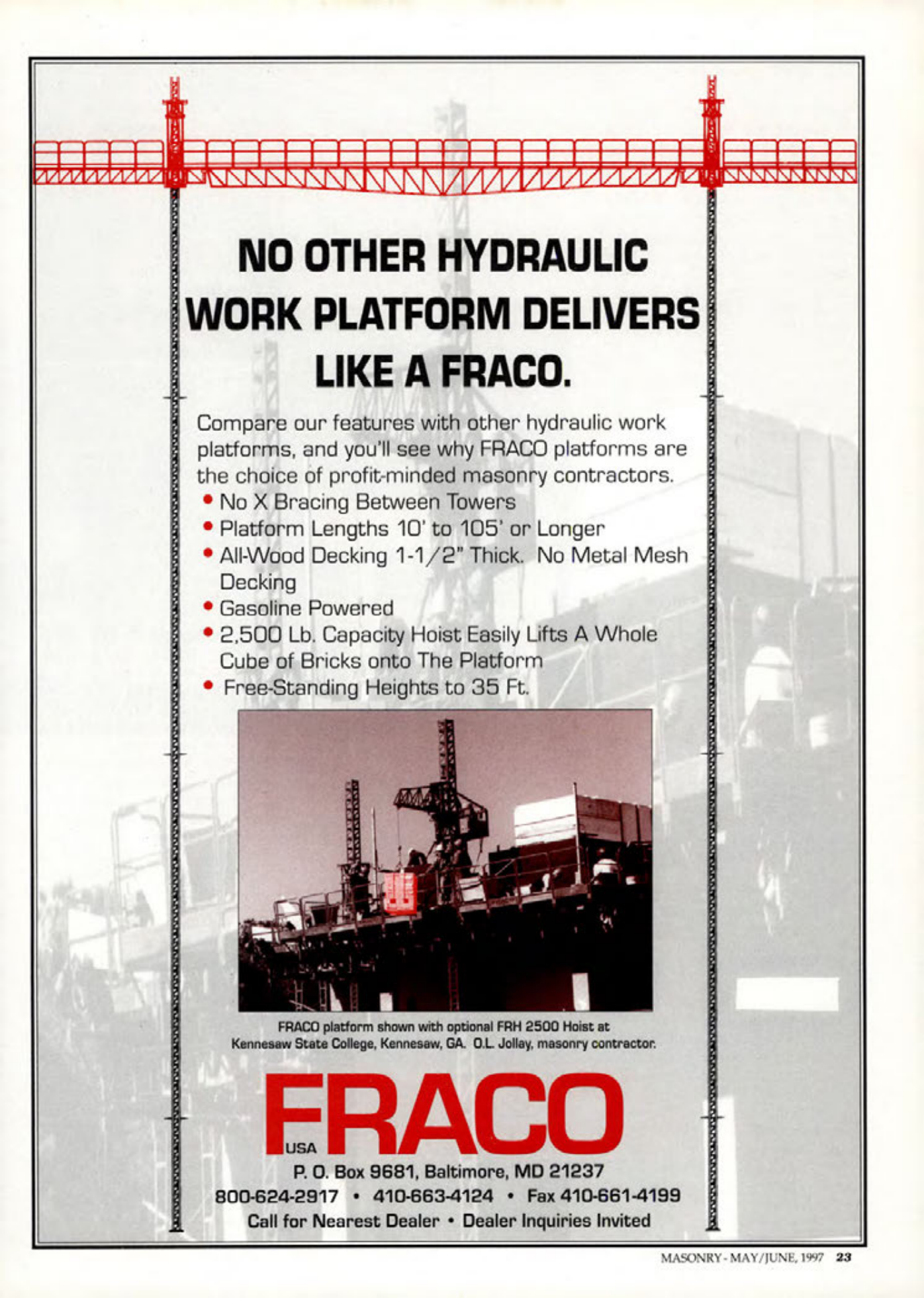 Masonry Magazine June 1997 Page. 23