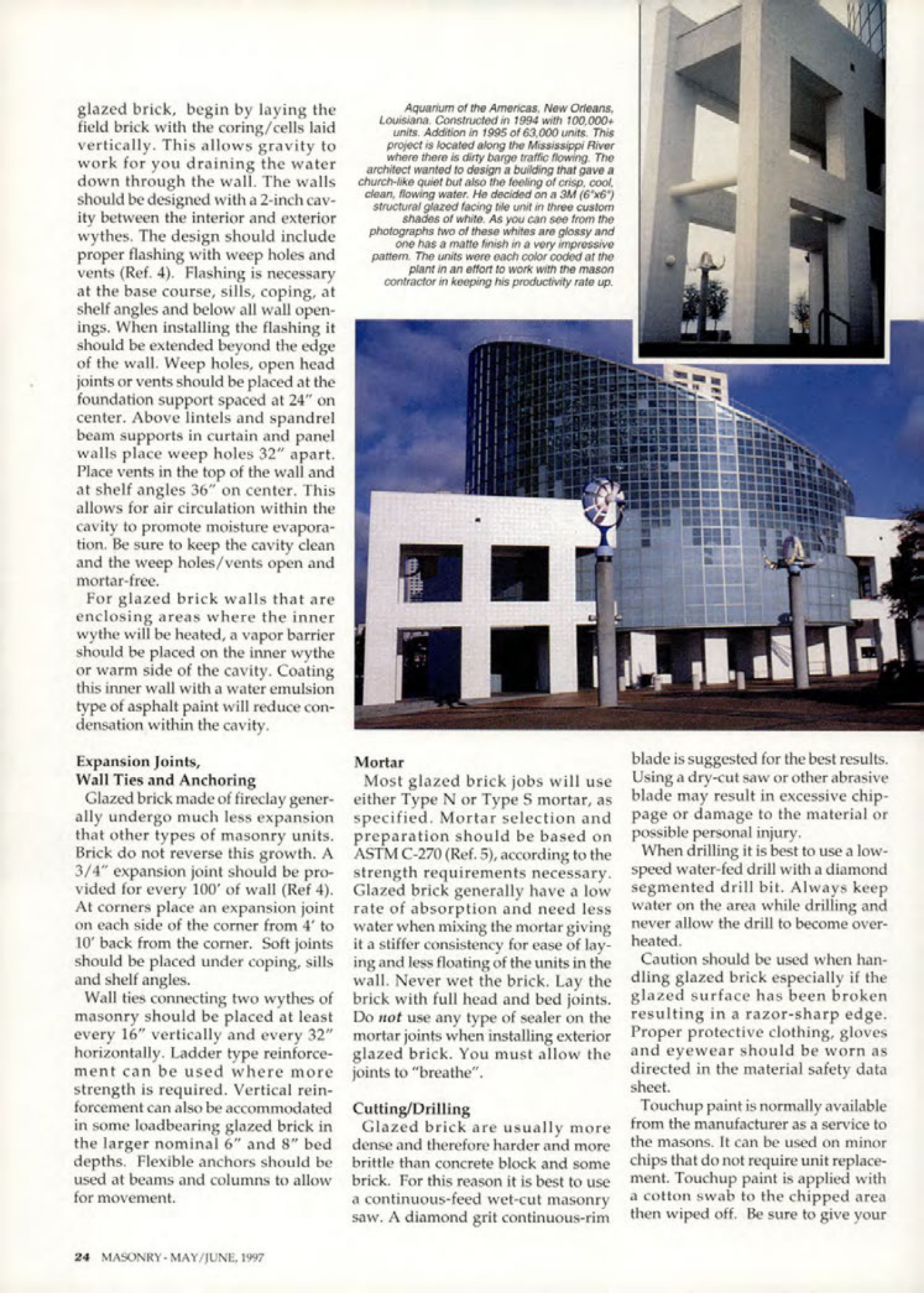 Masonry Magazine June 1997 Page. 24