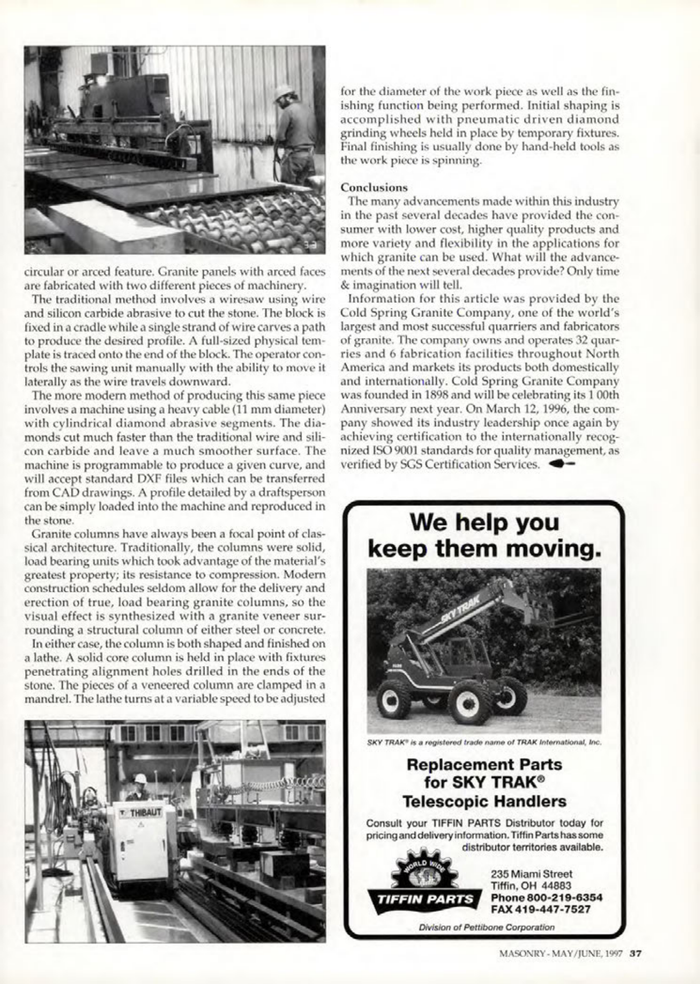 Masonry Magazine June 1997 Page. 37