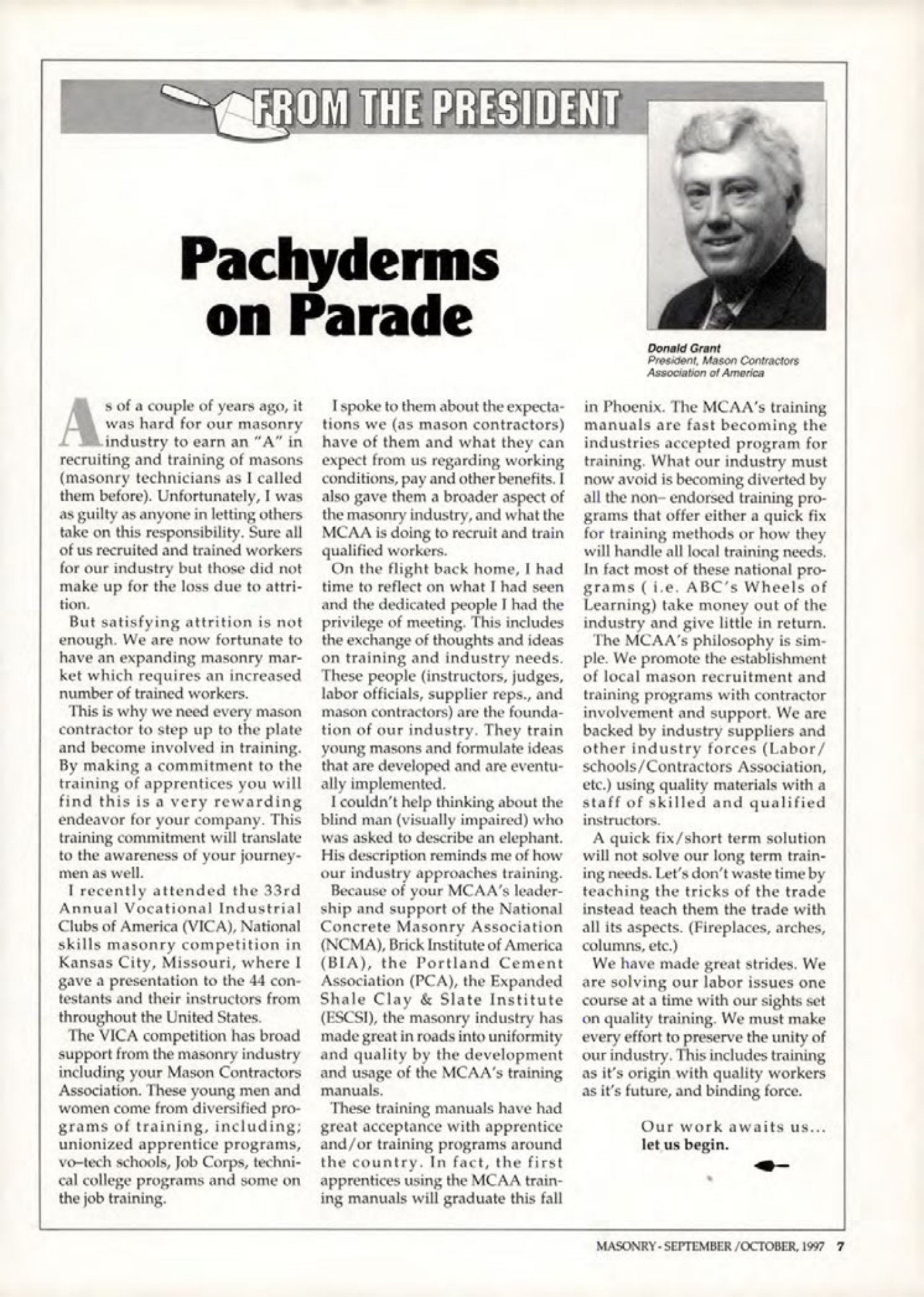 Masonry Magazine October 1997 Page. 7