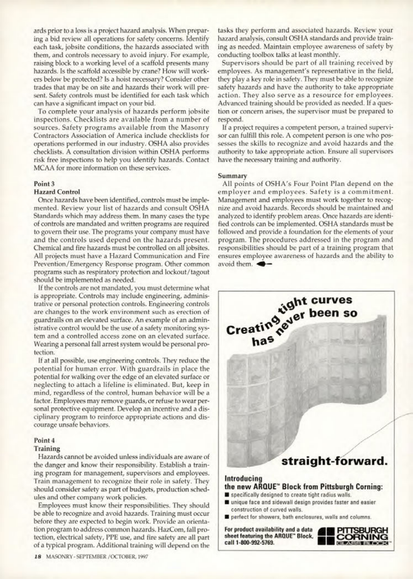 Masonry Magazine October 1997 Page. 18