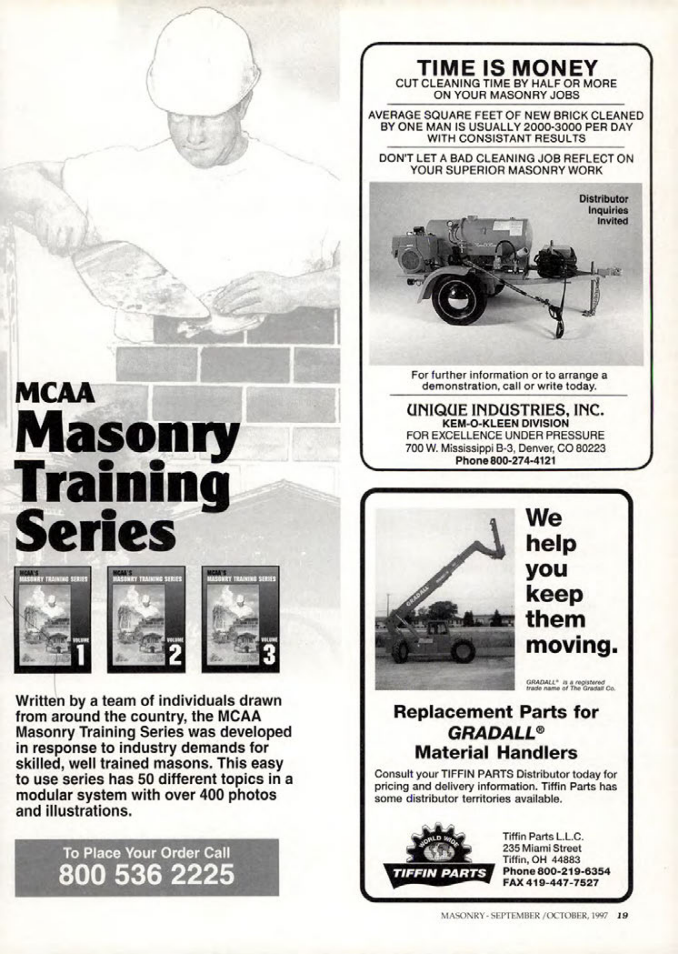 Masonry Magazine October 1997 Page. 19