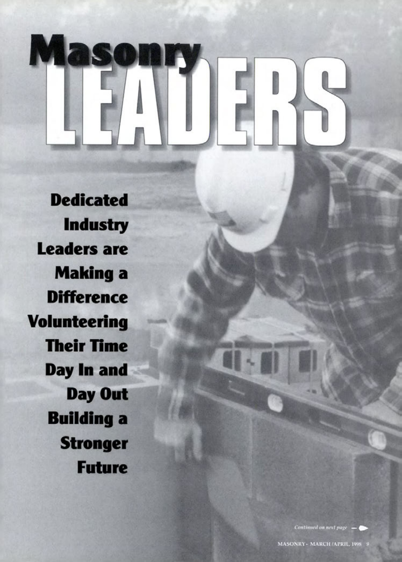 Masonry Magazine April 1998 Page. 9