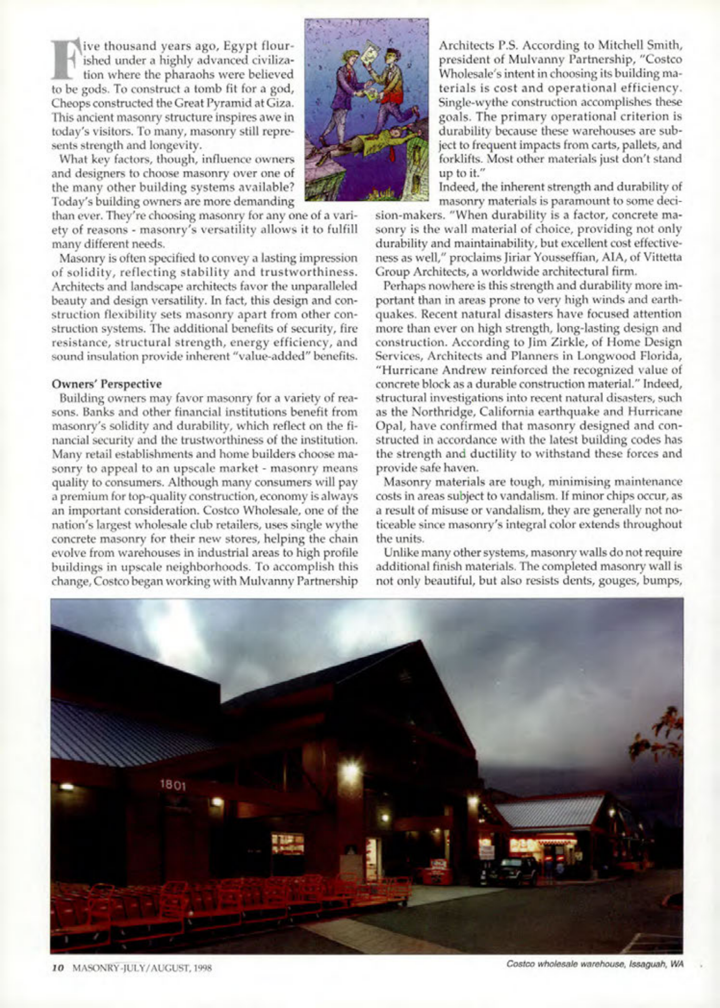 Masonry Magazine August 1998 Page. 10