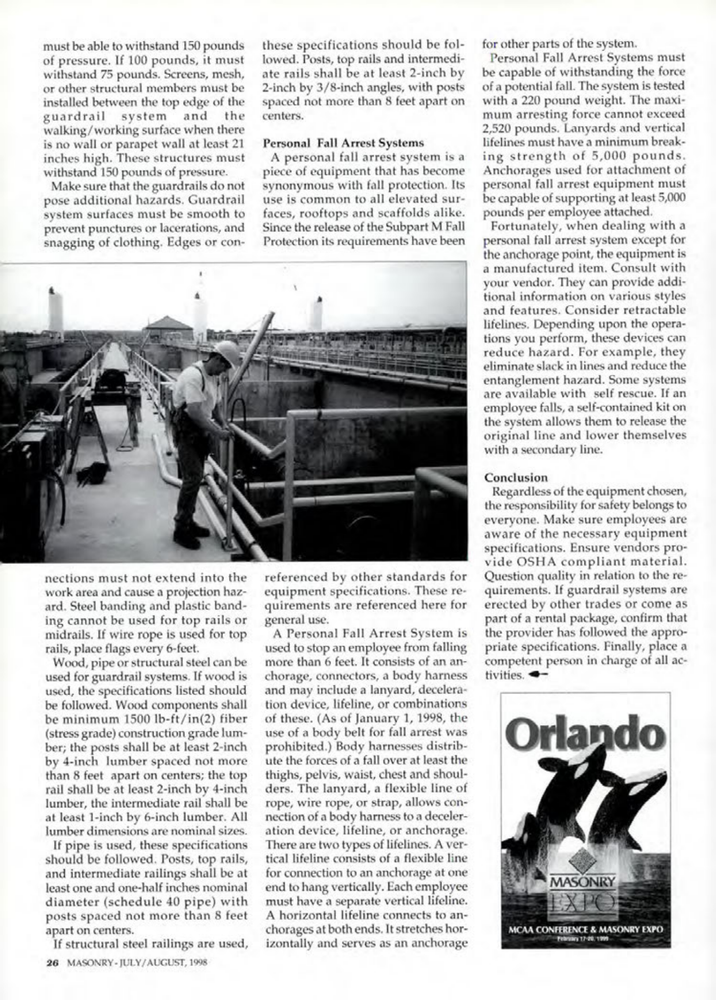 Masonry Magazine August 1998 Page. 26