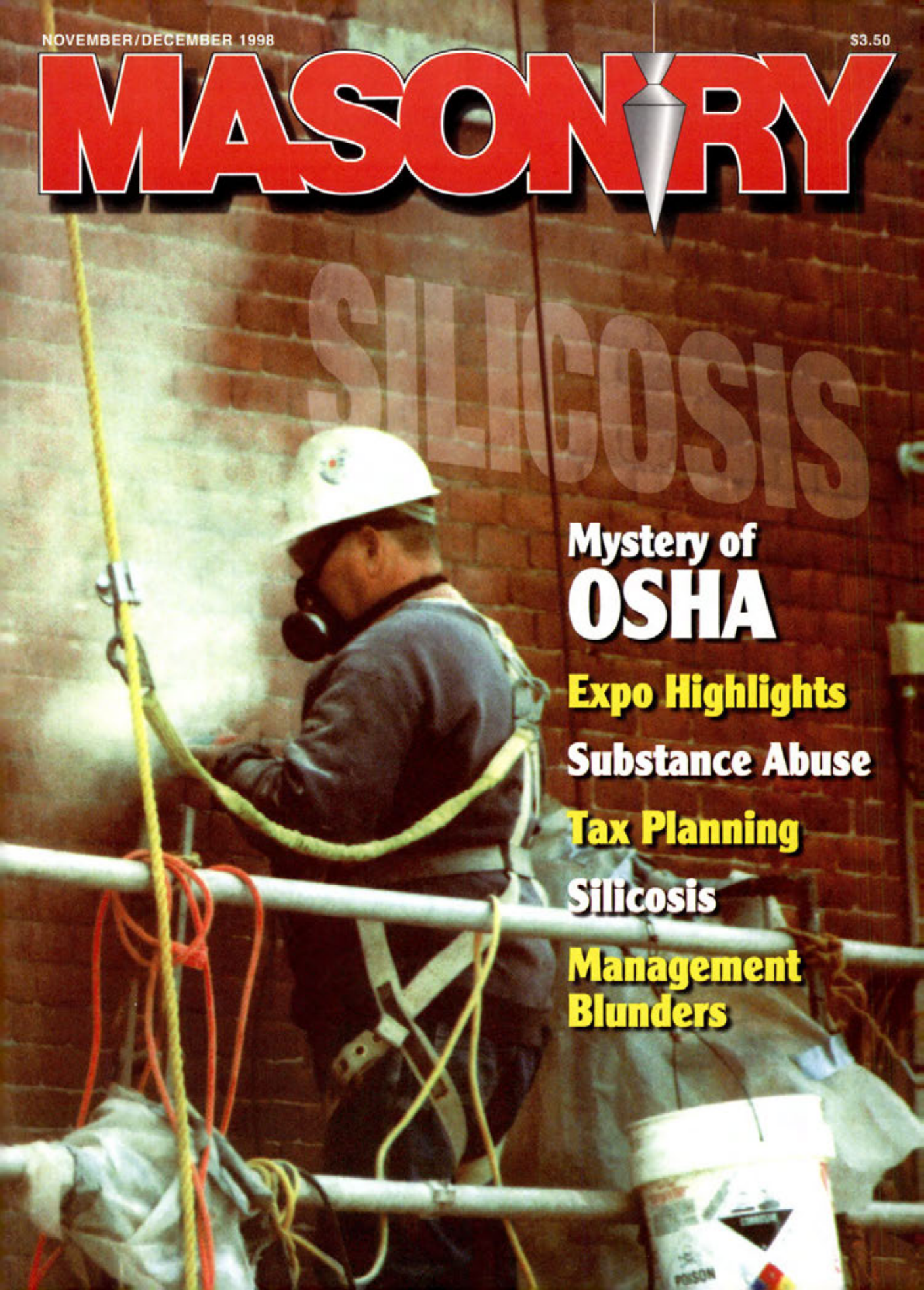 Masonry Magazine December 1998 Page. 1