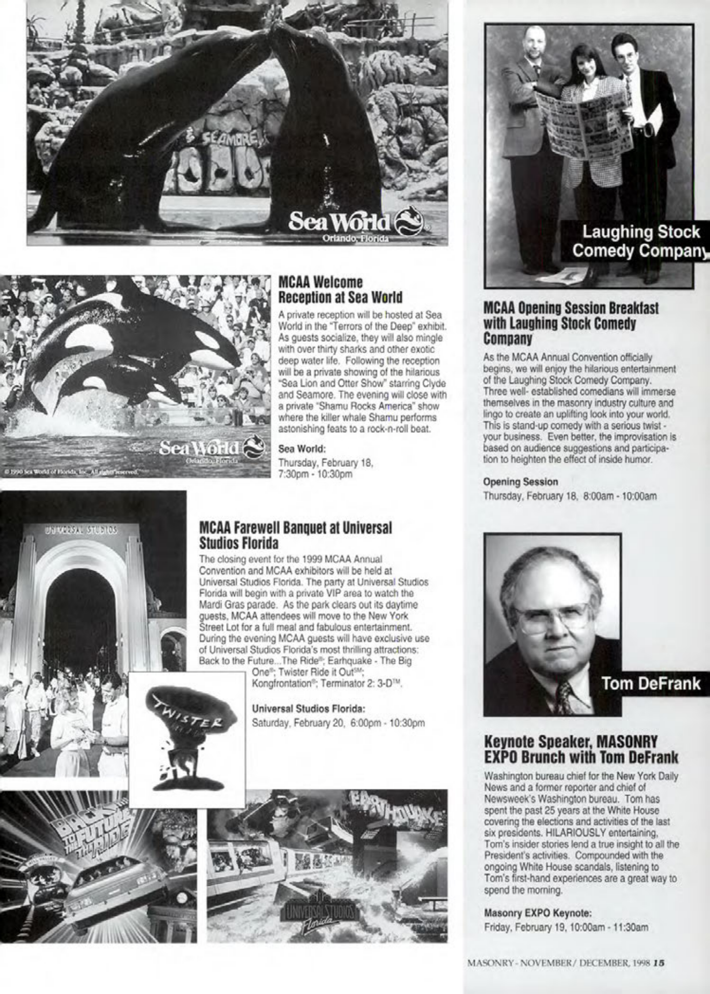Masonry Magazine December 1998 Page. 15