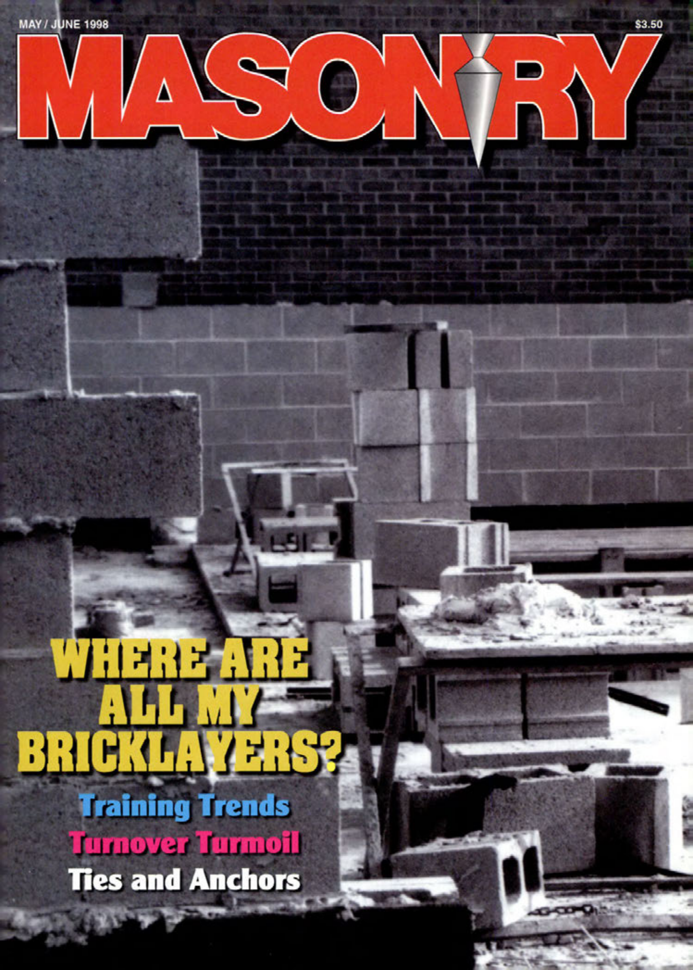 Masonry Magazine June 1998 Page. 1