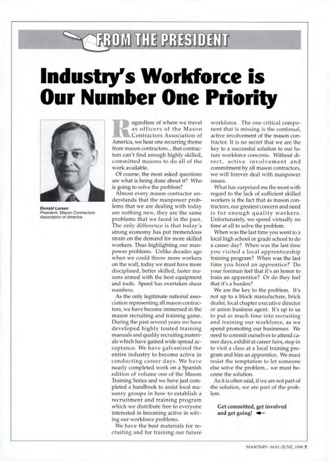 Masonry Magazine June 1998 Page. 7