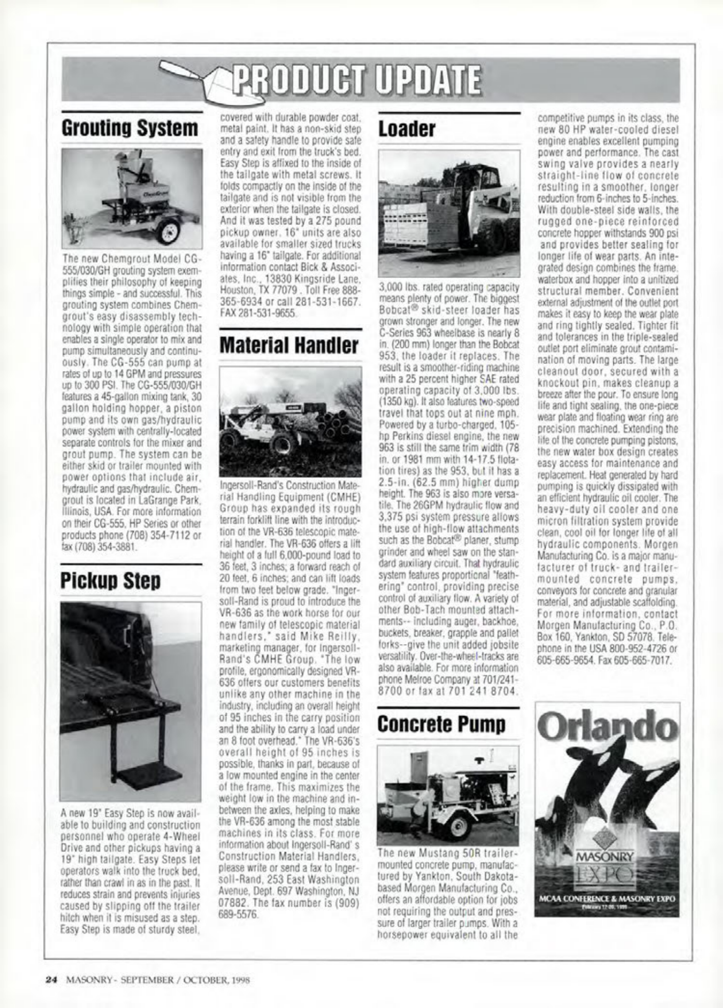 Masonry Magazine October 1998 Page. 24