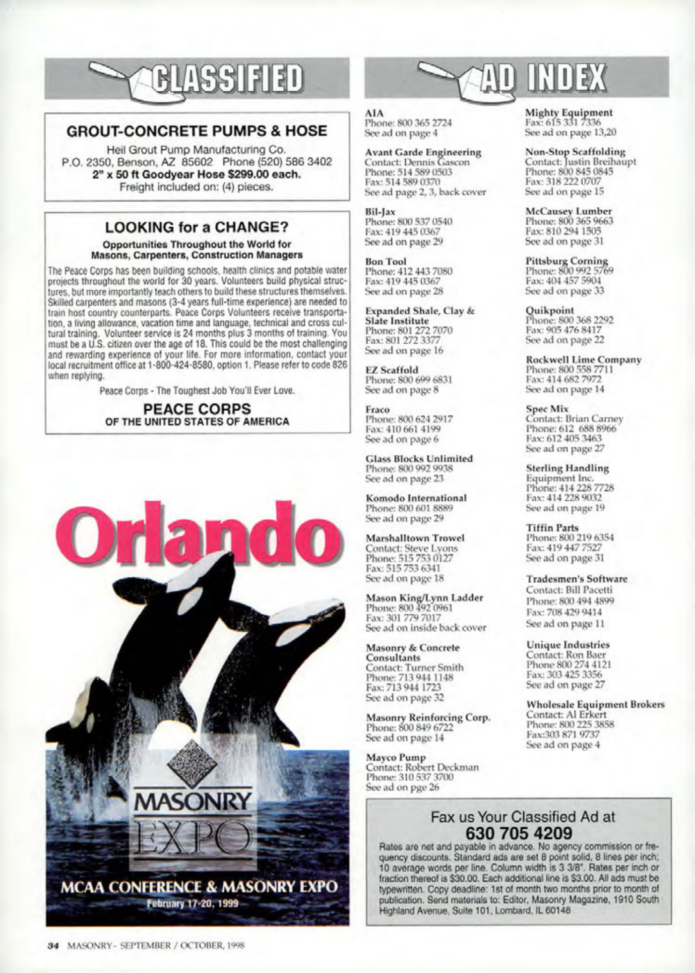 Masonry Magazine October 1998 Page. 34