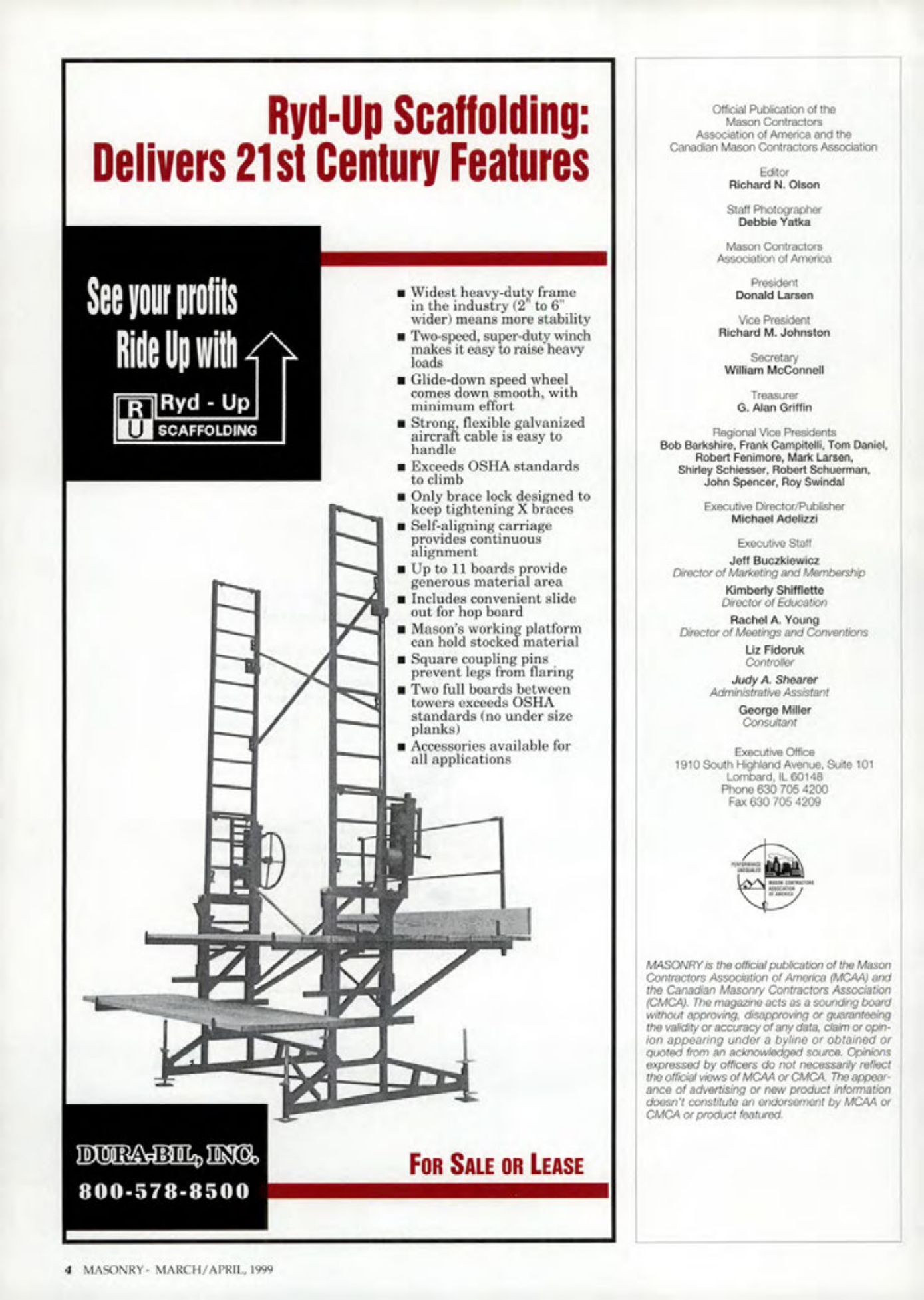 Masonry Magazine April 1999 Page. 4