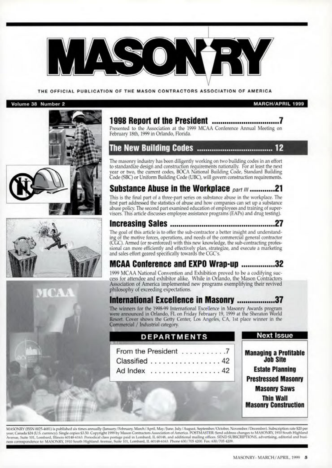 Masonry Magazine April 1999 Page. 5