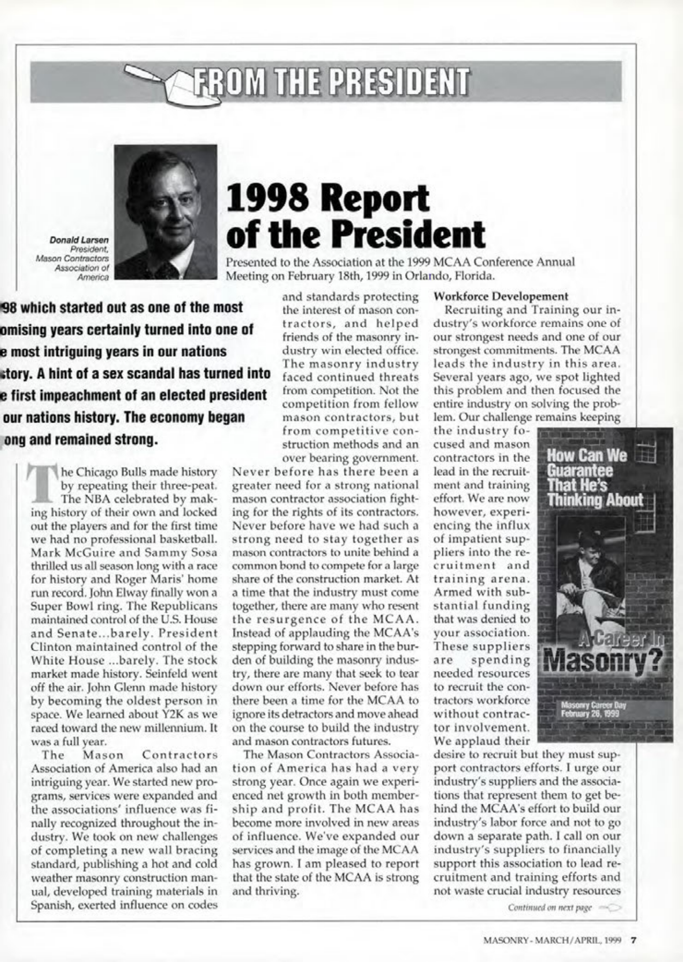 Masonry Magazine April 1999 Page. 7