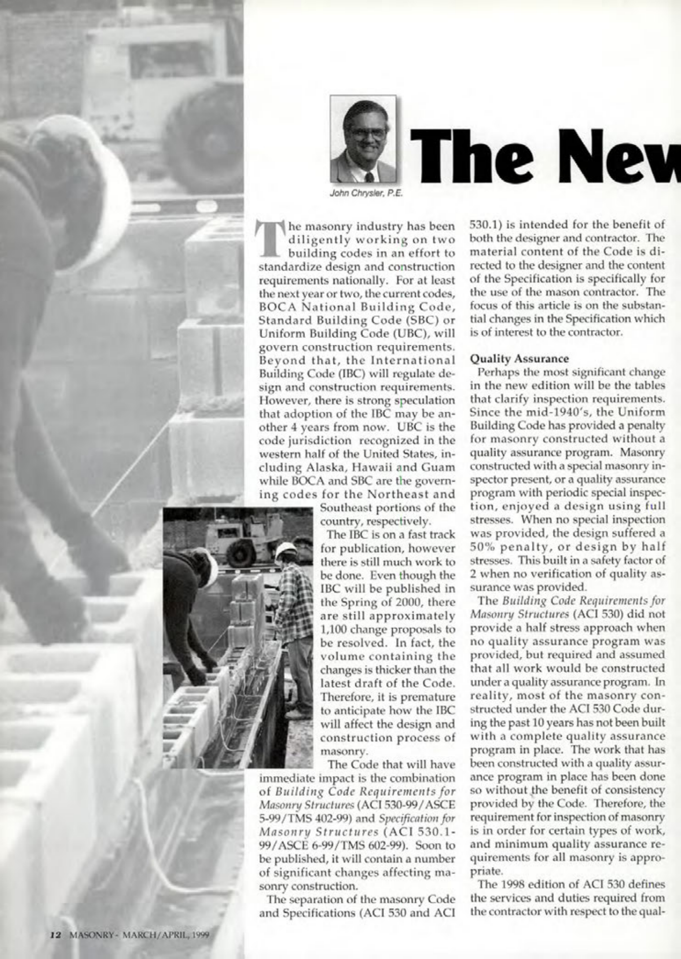 Masonry Magazine April 1999 Page. 12