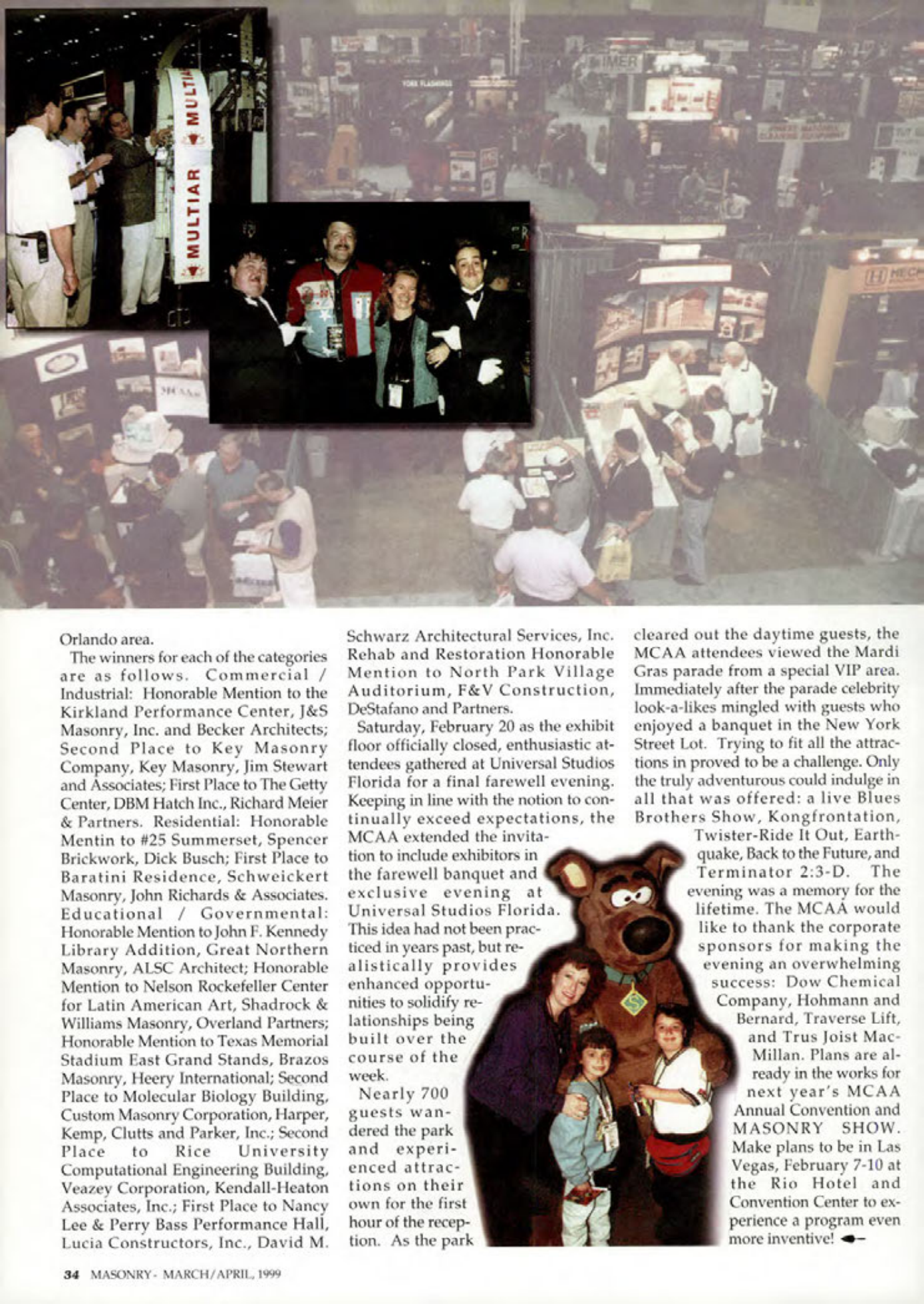Masonry Magazine April 1999 Page. 34