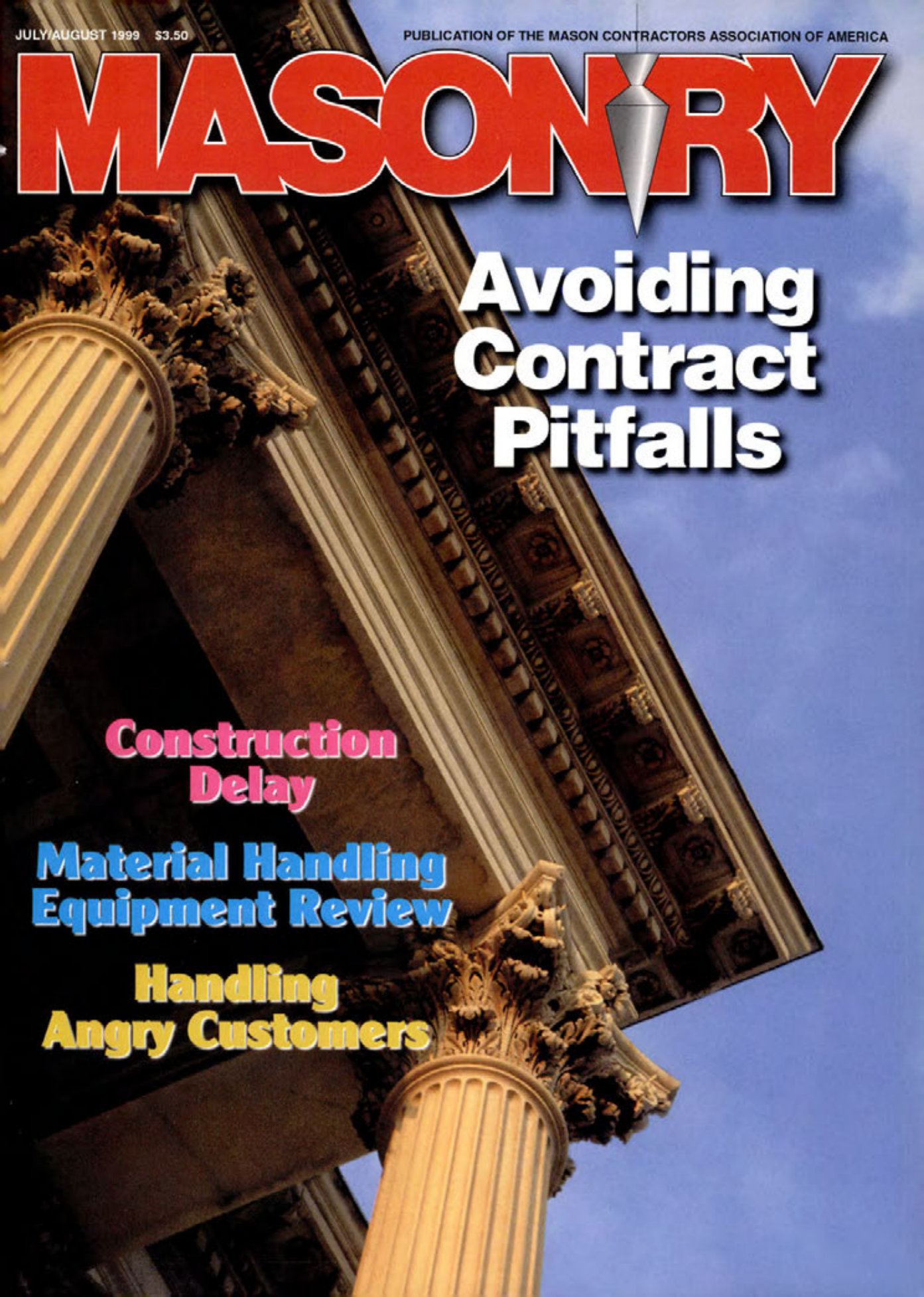 Masonry Magazine August 1999 Page. 1