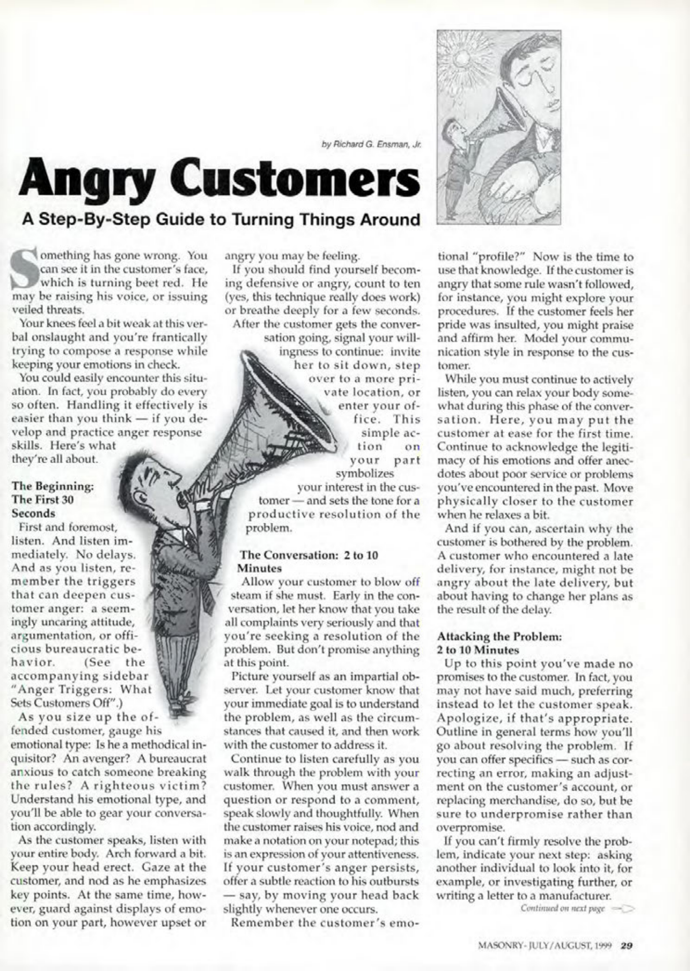 Masonry Magazine August 1999 Page. 29