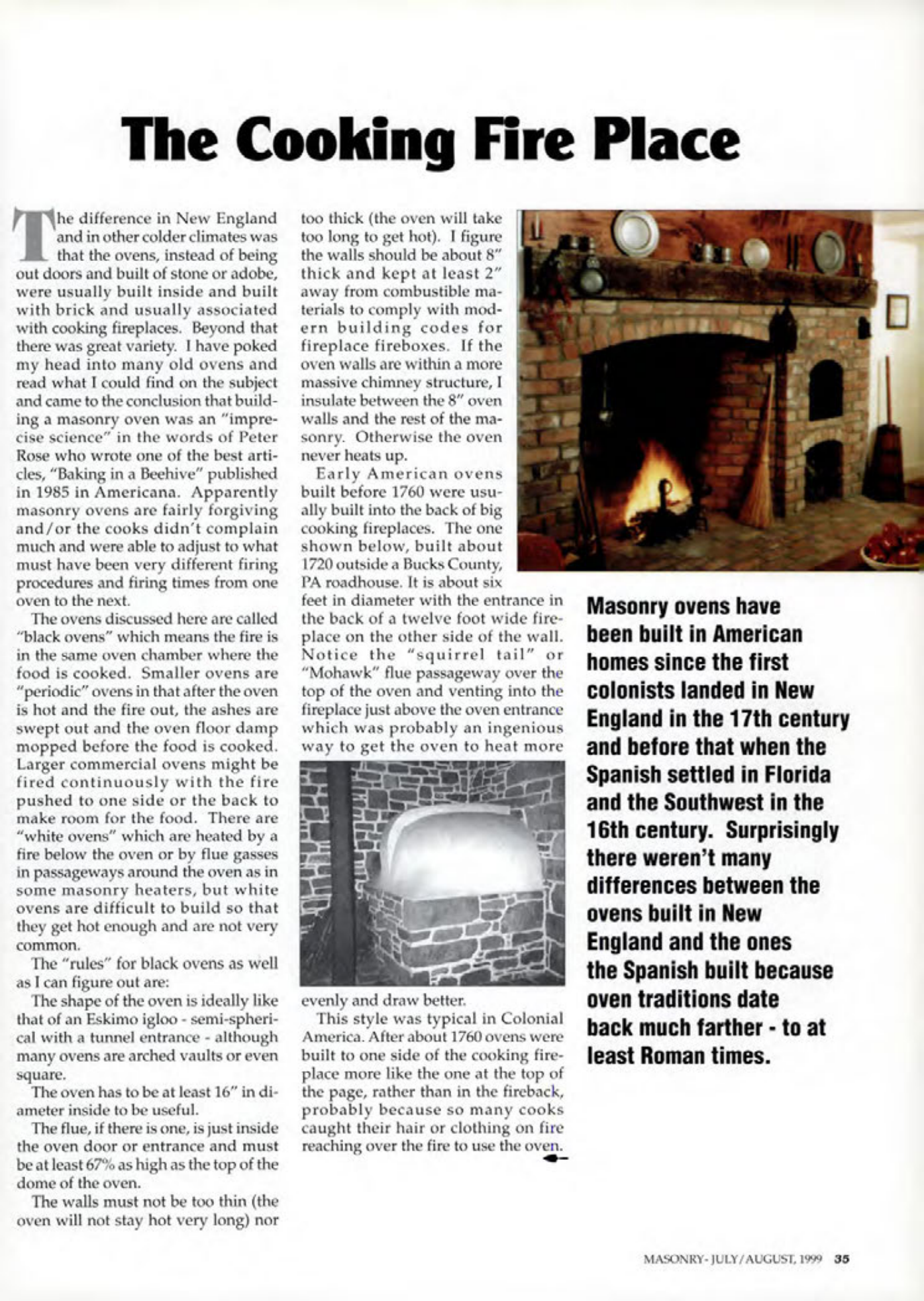 Masonry Magazine August 1999 Page. 35
