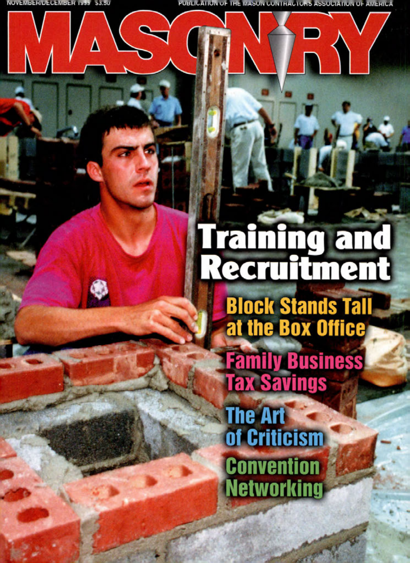 Masonry Magazine December 1999 Page. 1